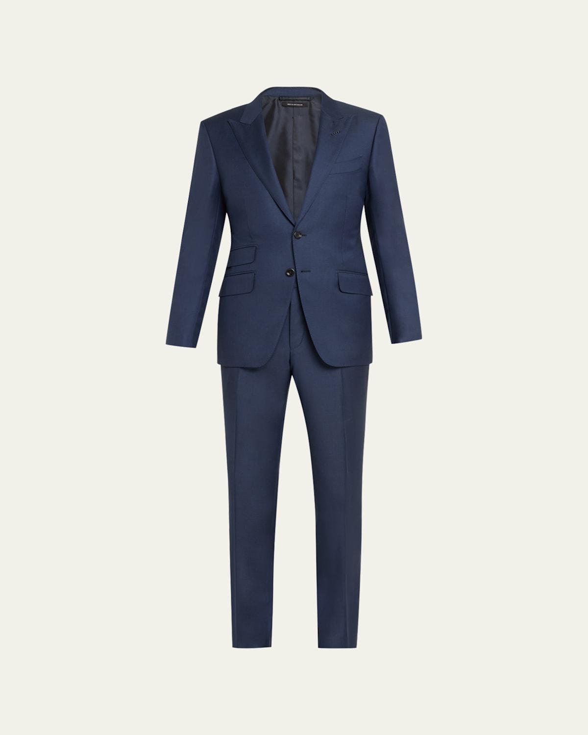 Mens Modern Fit Sharkskin Suit Product Image