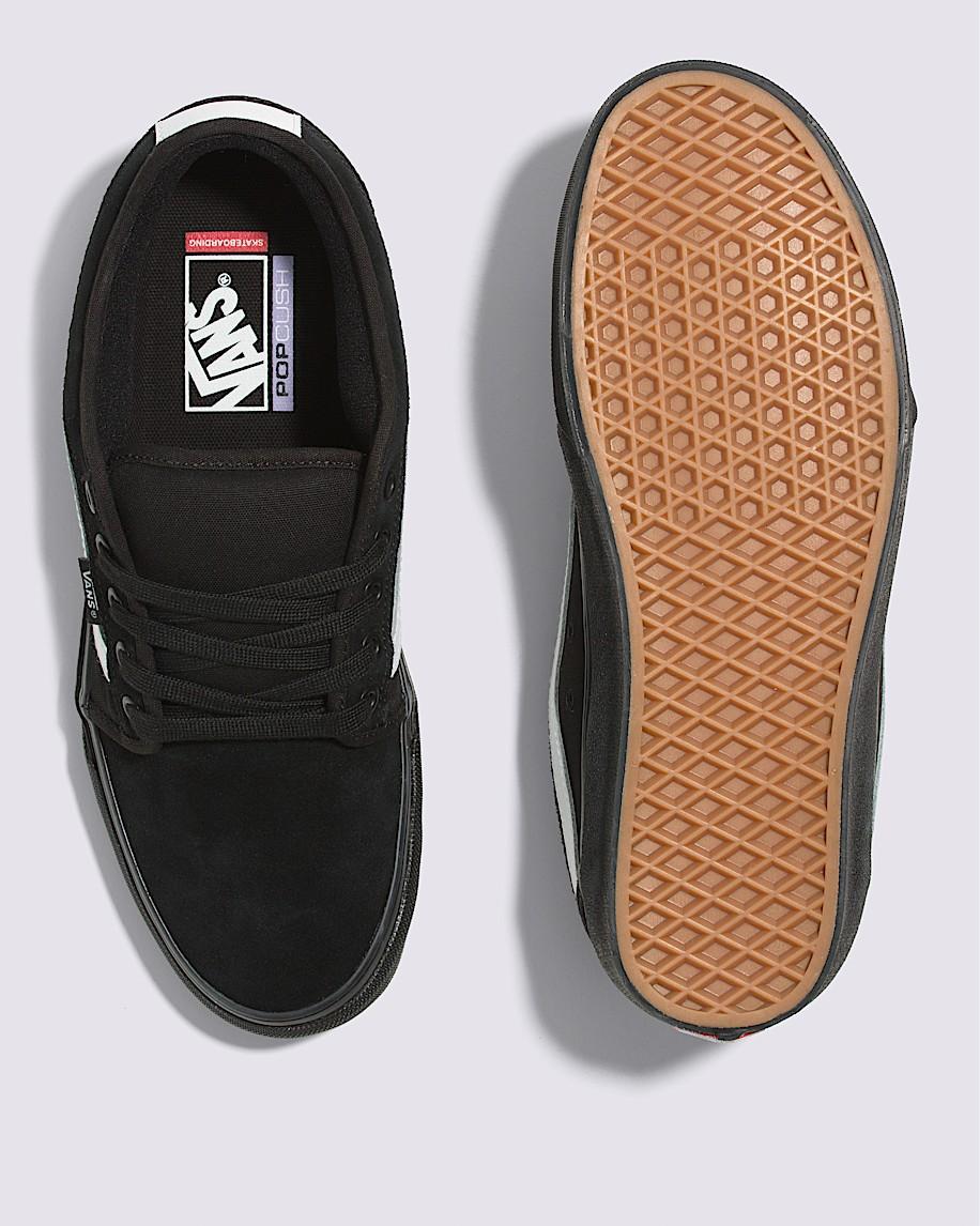 Chukka Low Sidestripe Shoe in Black| Vans US Product Image