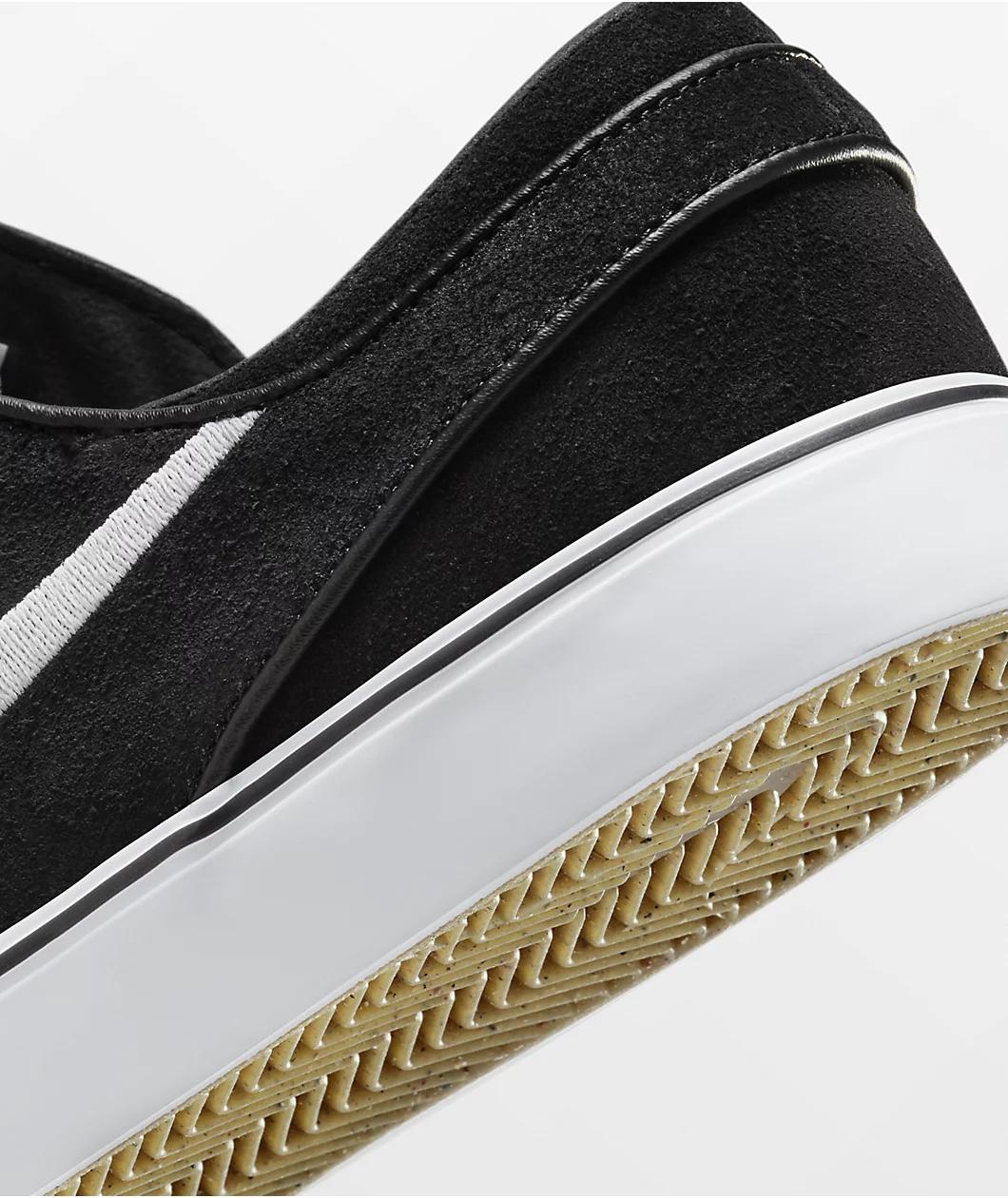 Nike SB Zoom Janoski OG+ Black & White Skate Shoes Product Image