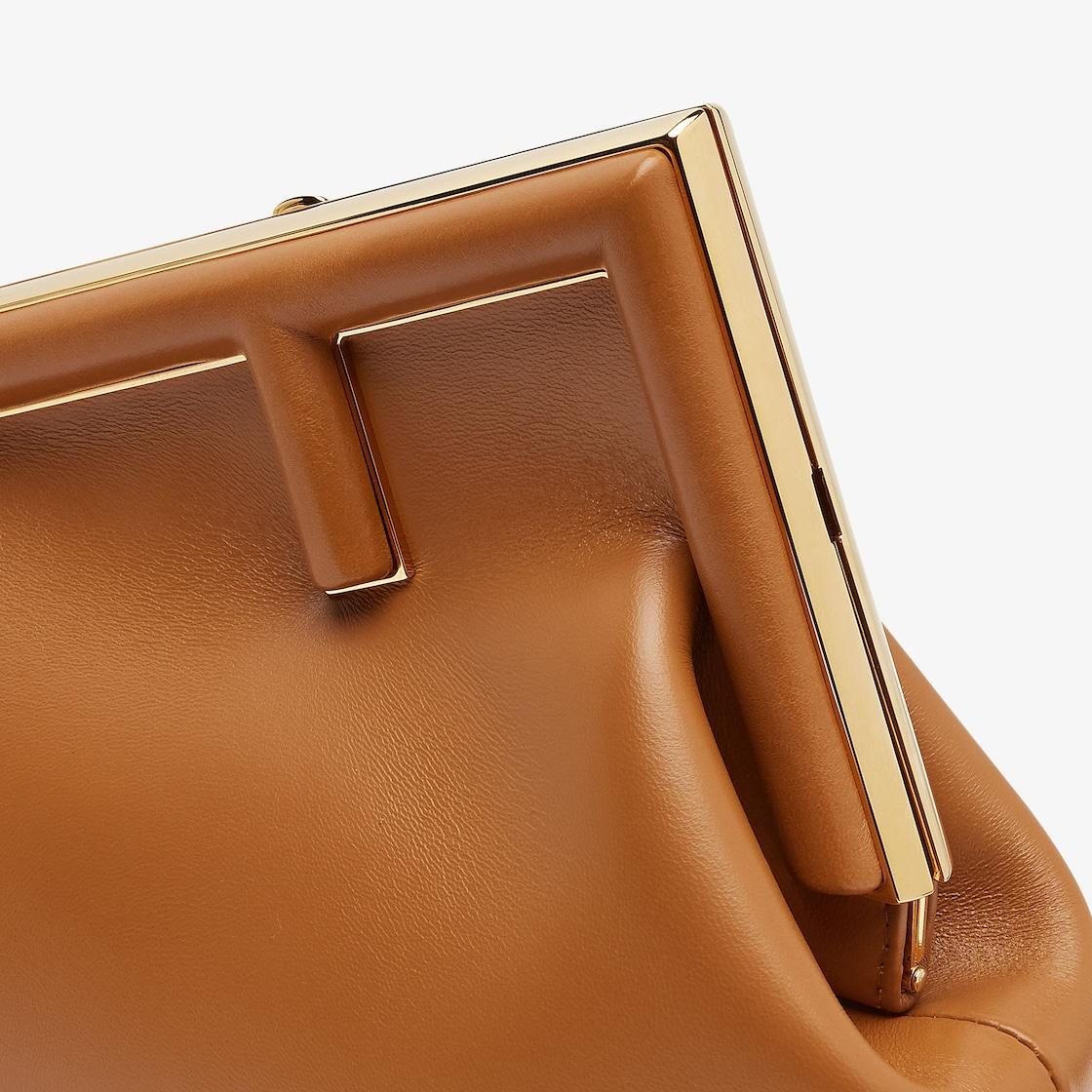 Fendi First SmallBrown leather bag Product Image