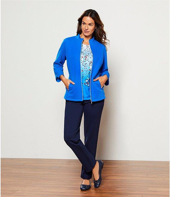 Allison Daley Pull-On Straight Leg Ponte Pants Product Image