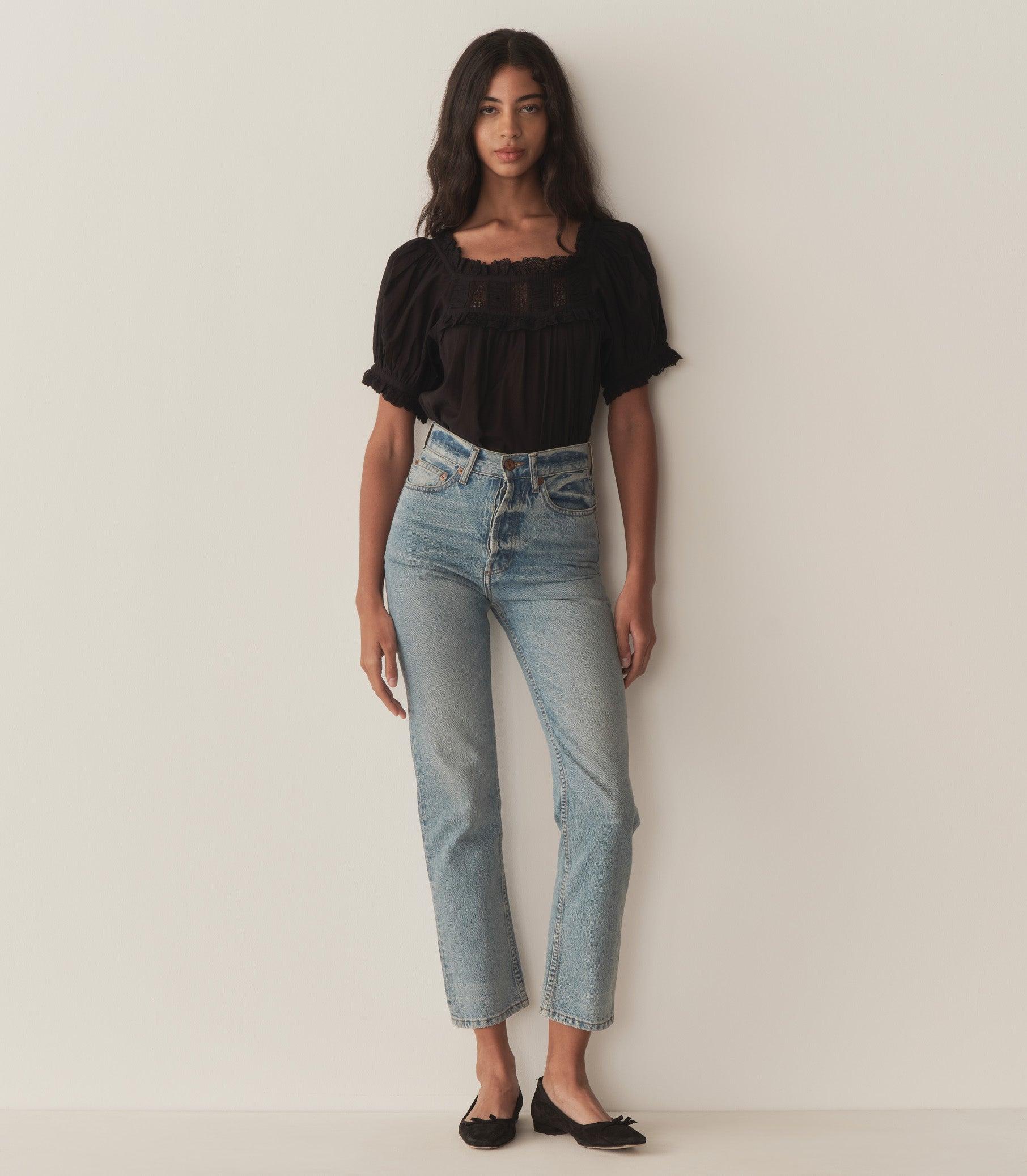 FRANCES TOP -- BLACK Product Image