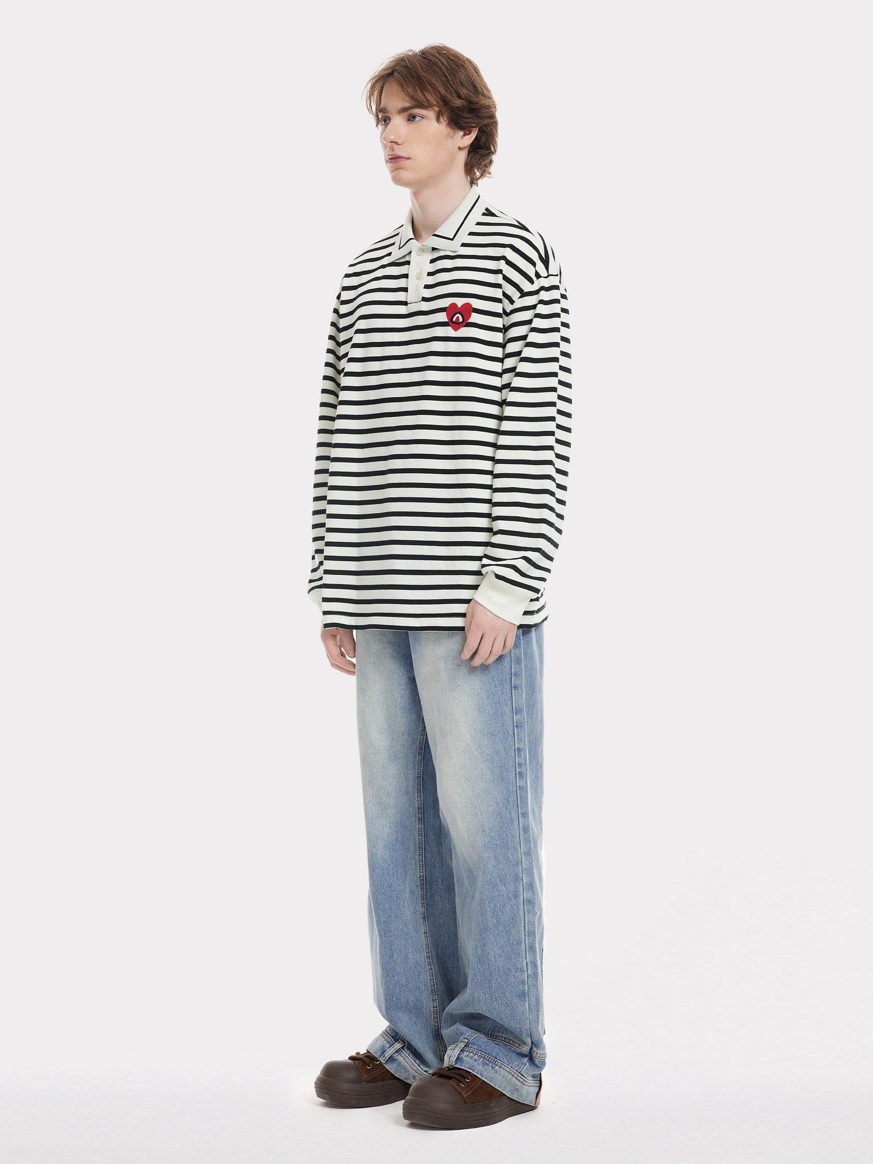 Aelfric Eden Embroidery Heartie Polo Sweatshirt Product Image