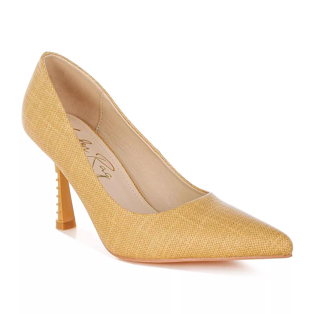 London Rag Zuzana Women's High Heel Pumps, Size: 9, Beige Product Image