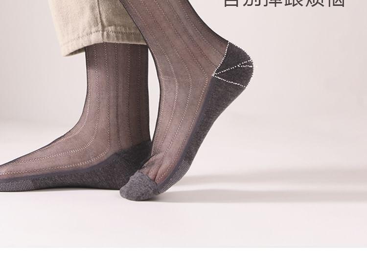 Plain Sheer Socks / Set Product Image