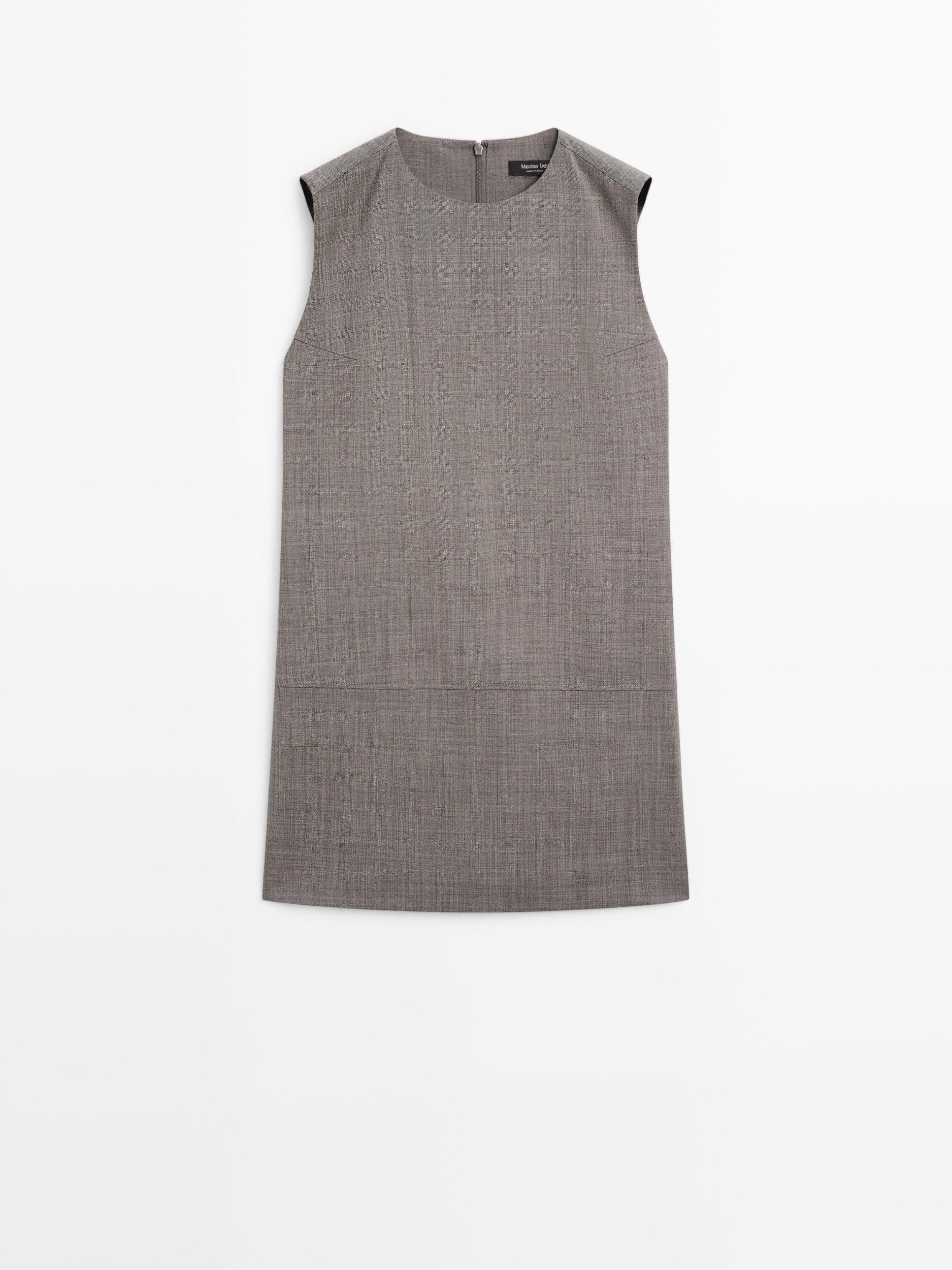 Short melange dress Product Image