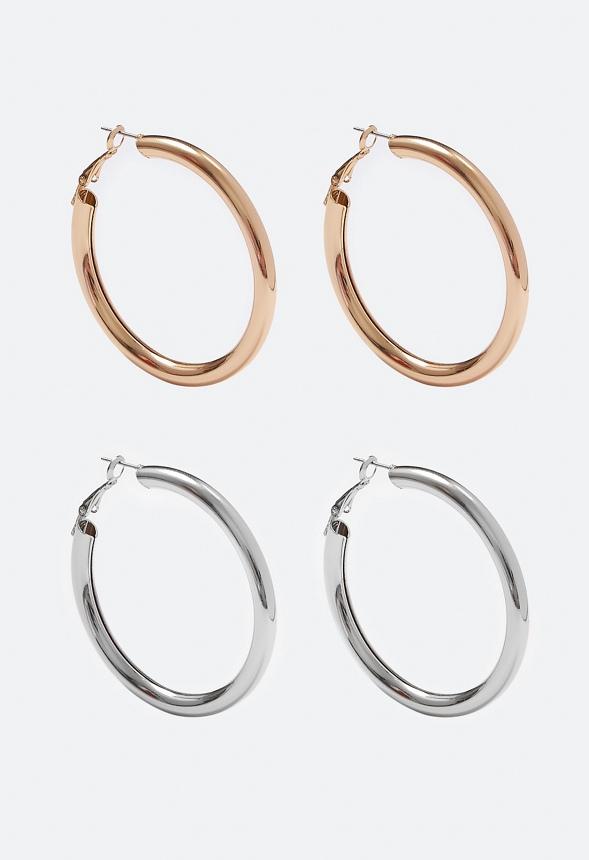 JustFab Margaux Platform Loafer Pump Womens Black/ White Size 8.5 Product Image