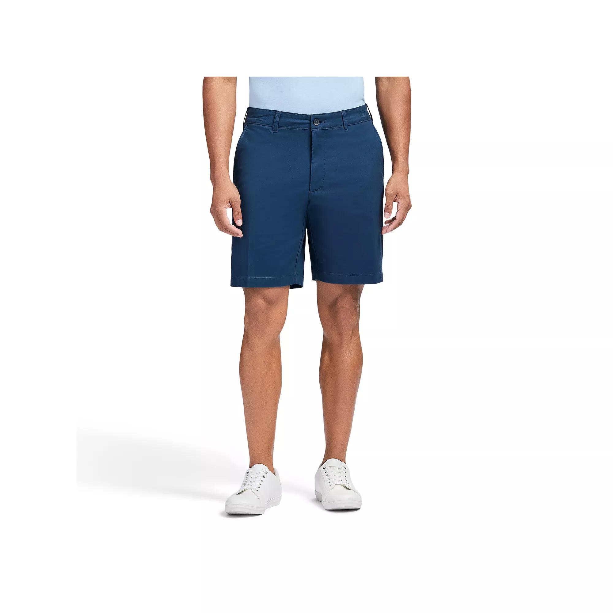 Men's IZOD Saltwater 9.5-Inch Flat Front Chino Short,  Product Image