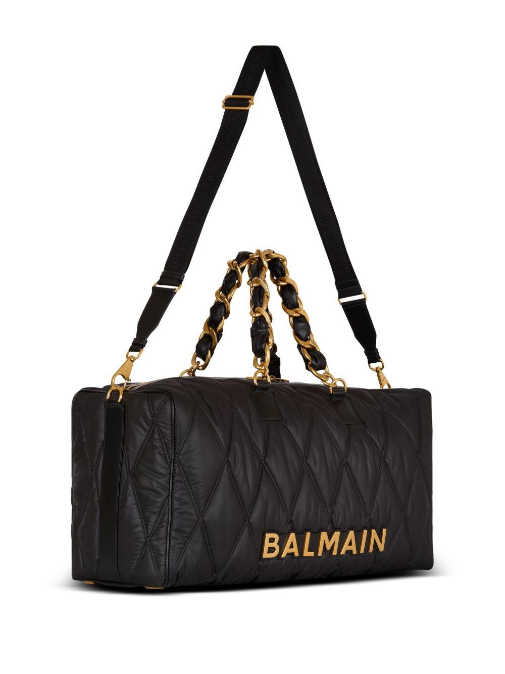 Voyage bag-grid quilted duffle bag Product Image