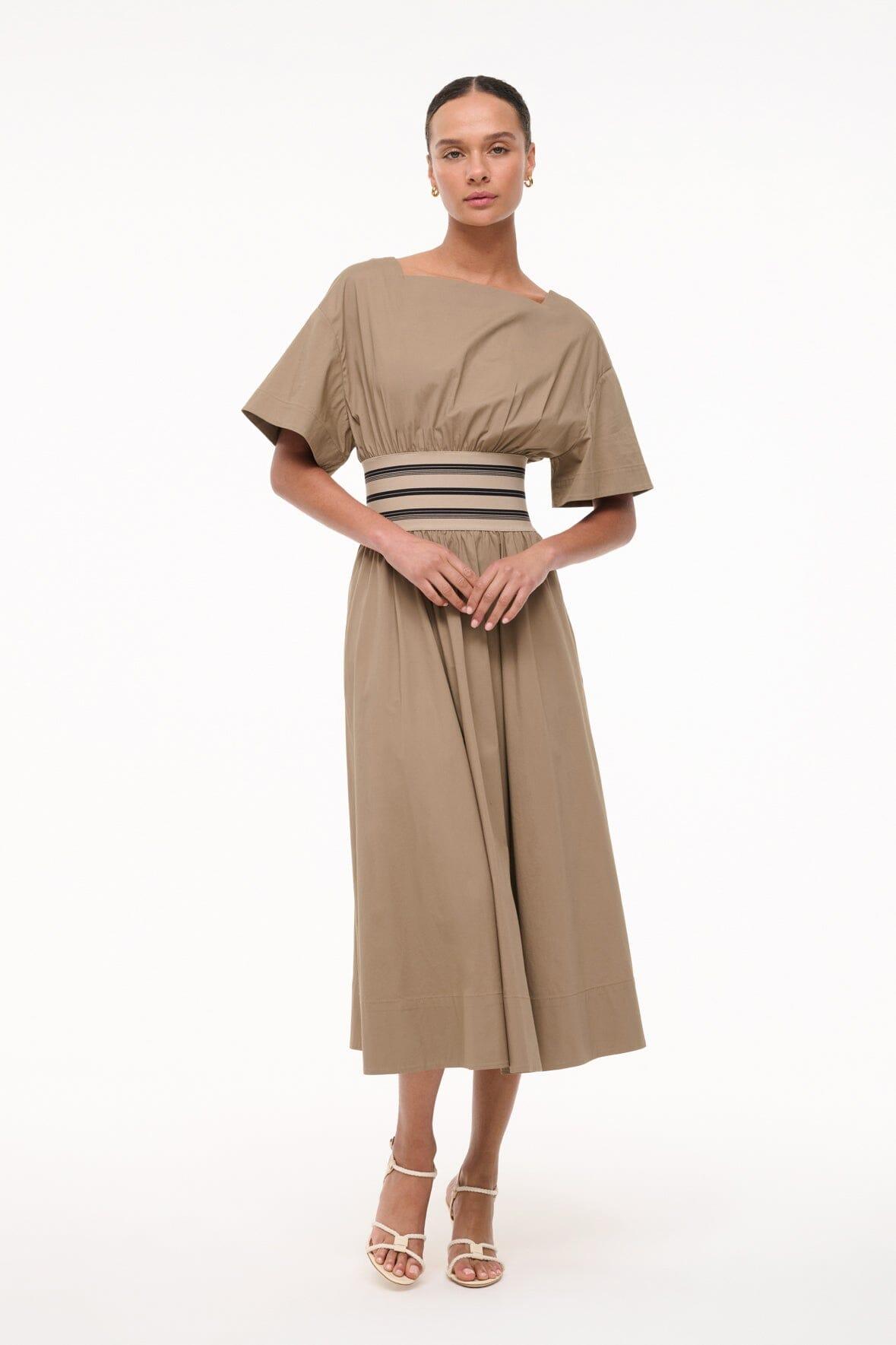 AMY DRESS | TAUPE Product Image