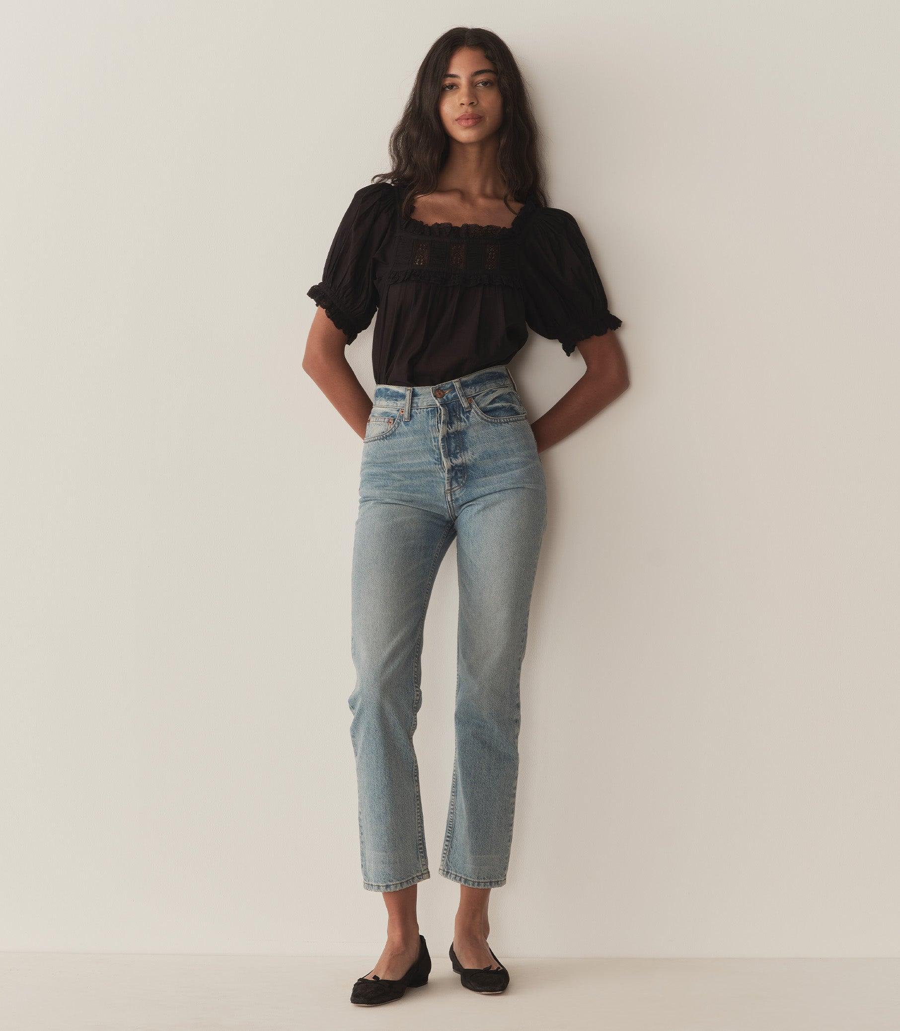 FRANCES TOP -- BLACK Product Image