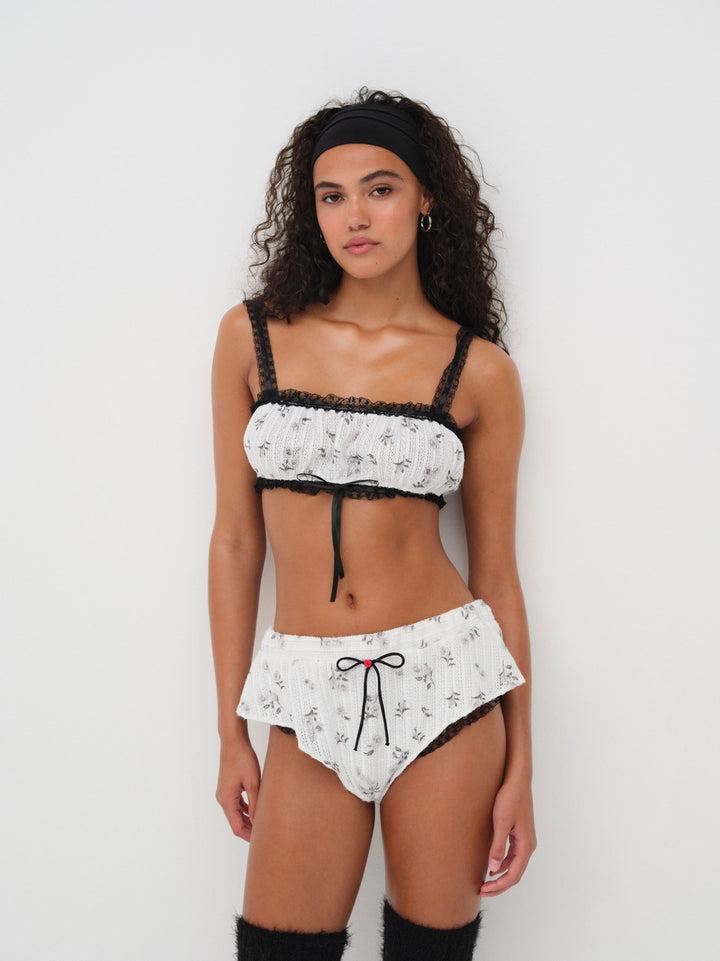 Fawn Sleep Short — White Product Image