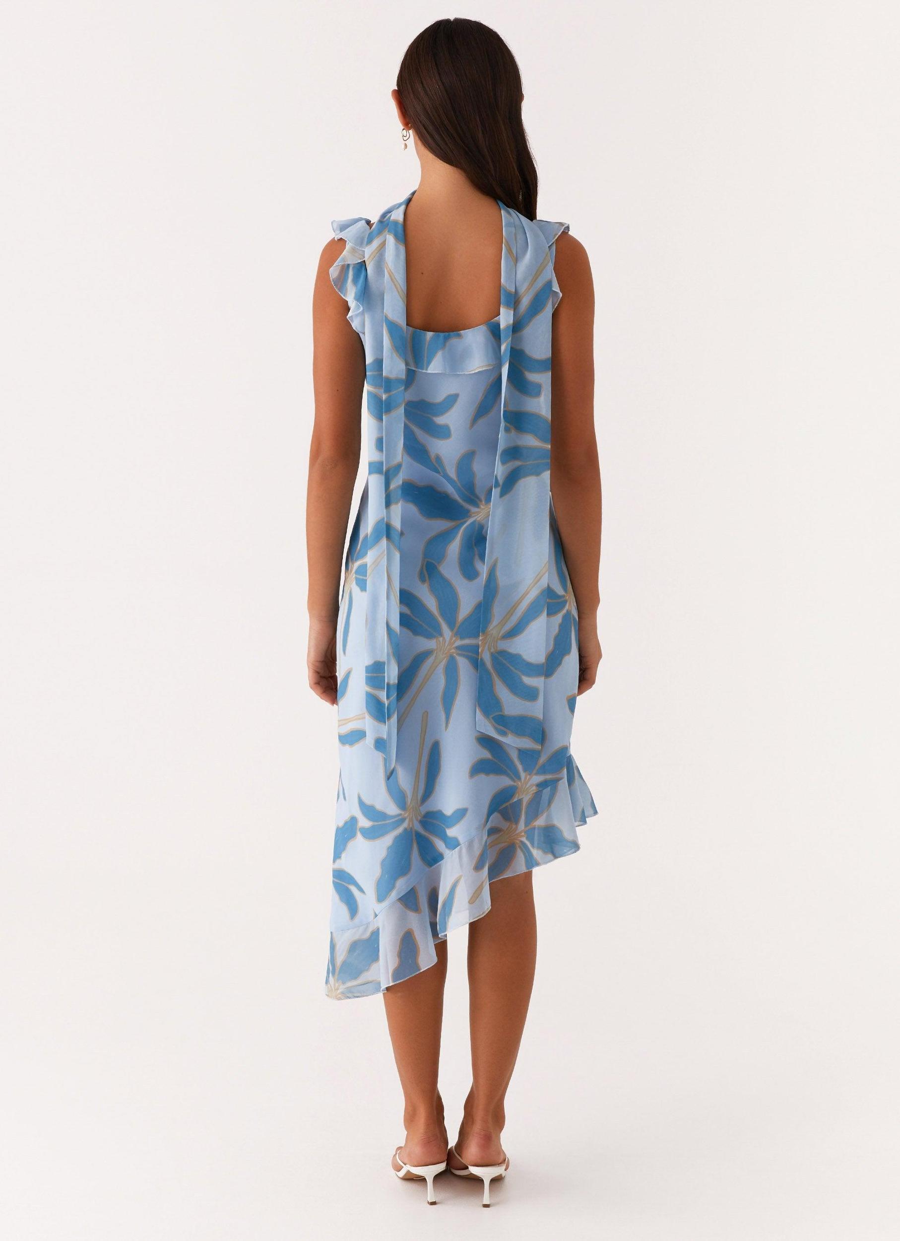 Fariday Midi Dress - Opulent Blue Product Image