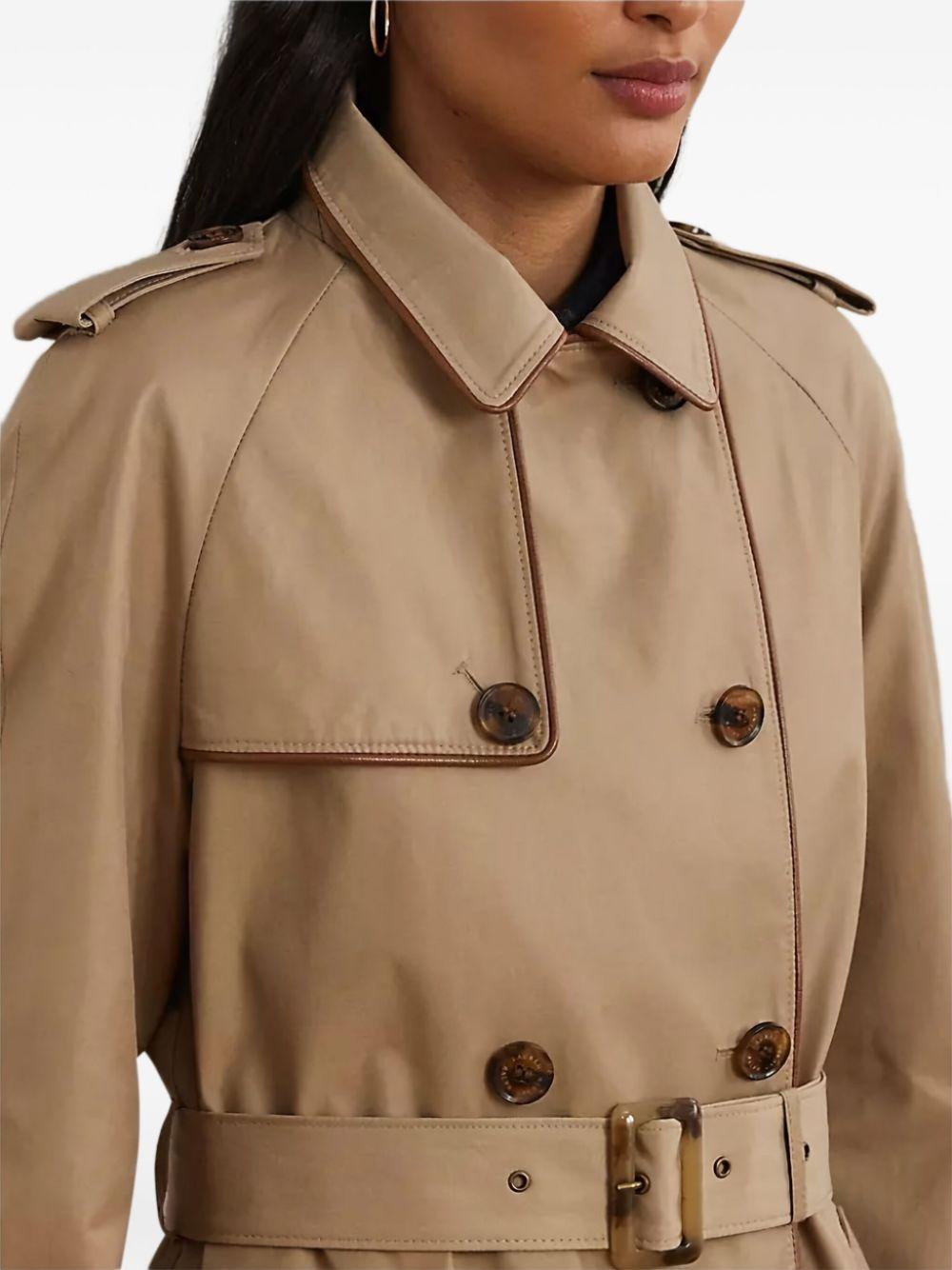 belted trench coat Product Image
