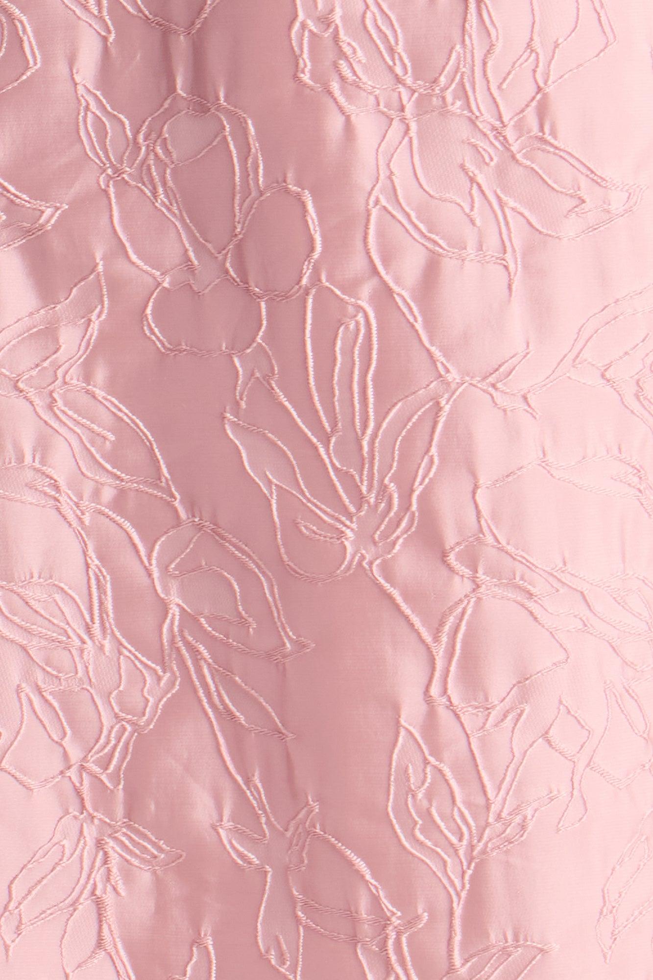 Keep You Enchanted Jacquard Halter Midi Dress - Pink Female Product Image