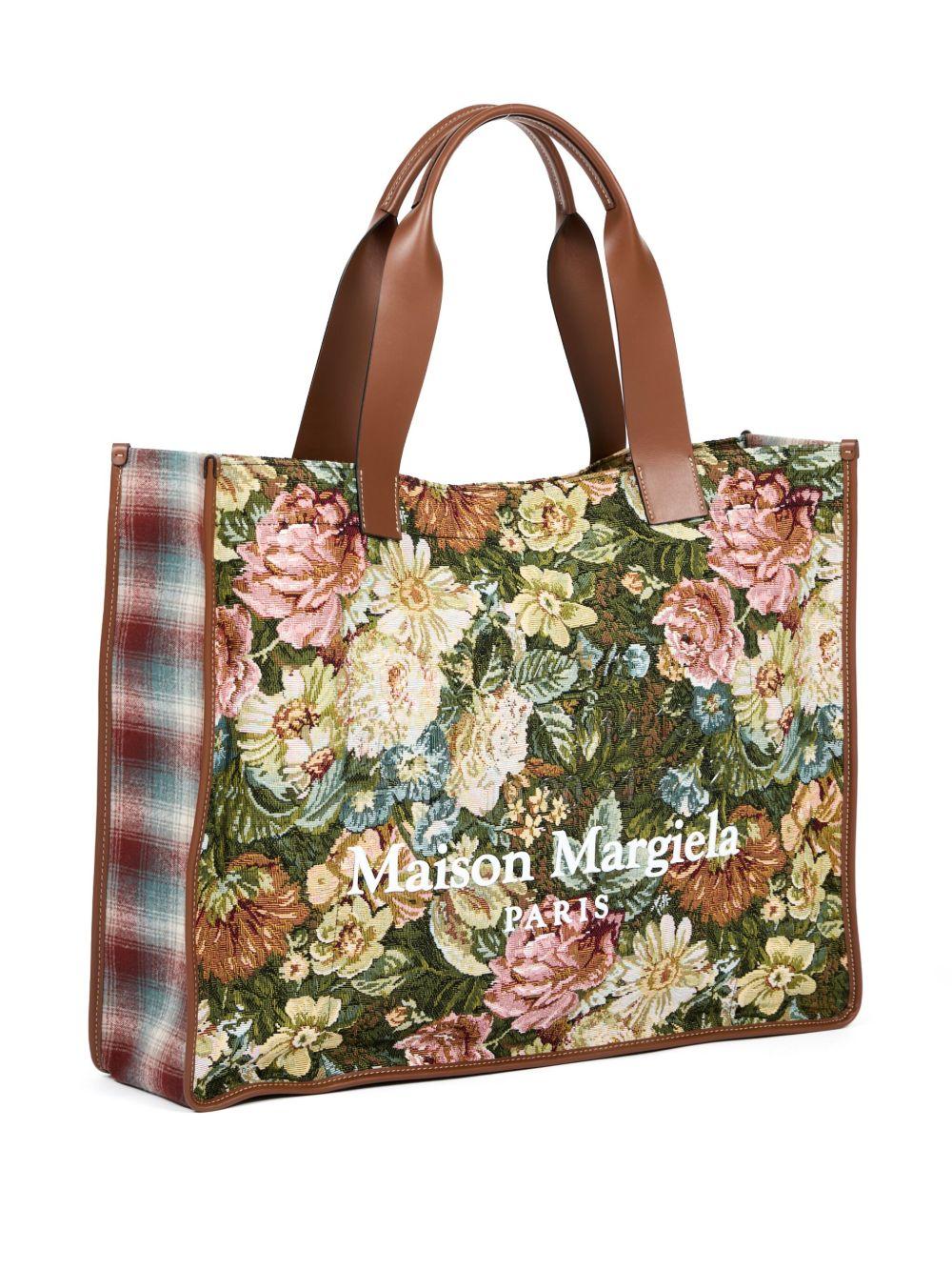large floral-print tote bag Product Image