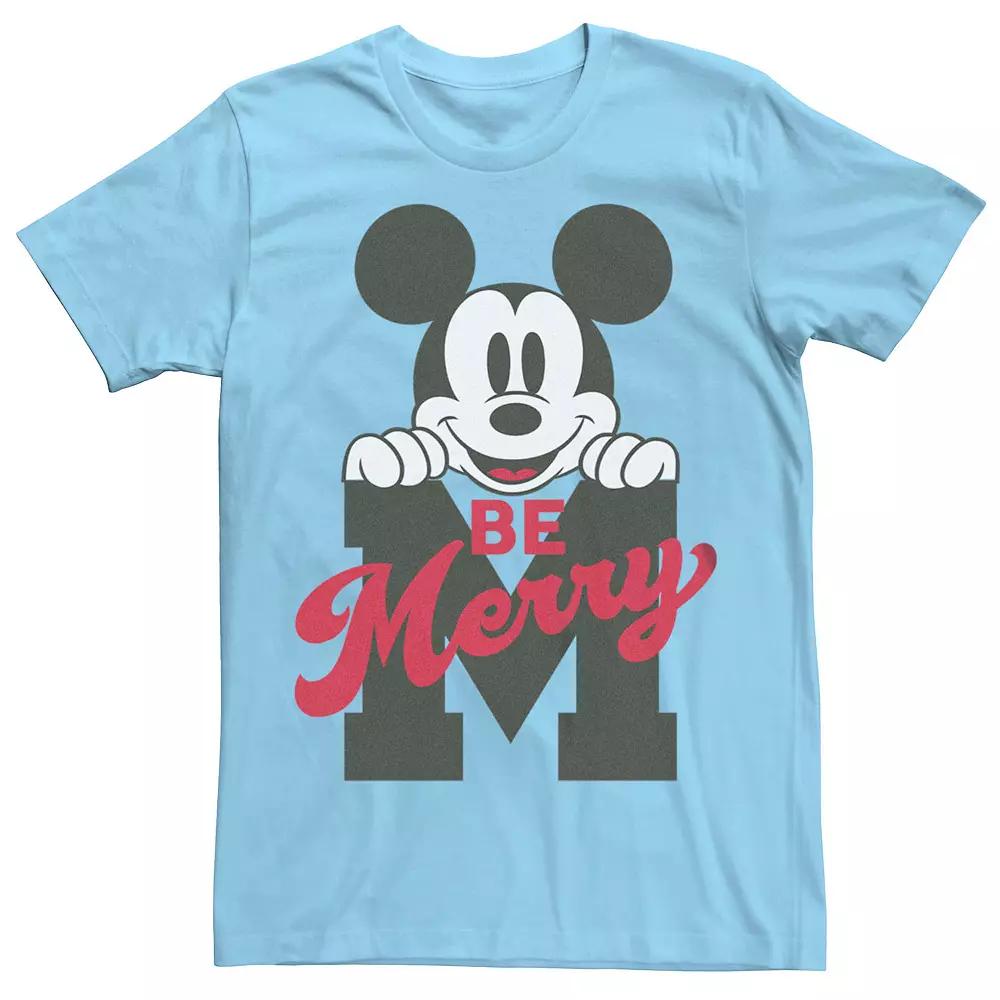 Disney's Mickey Mouse Men's Be Merry Tee,  Product Image