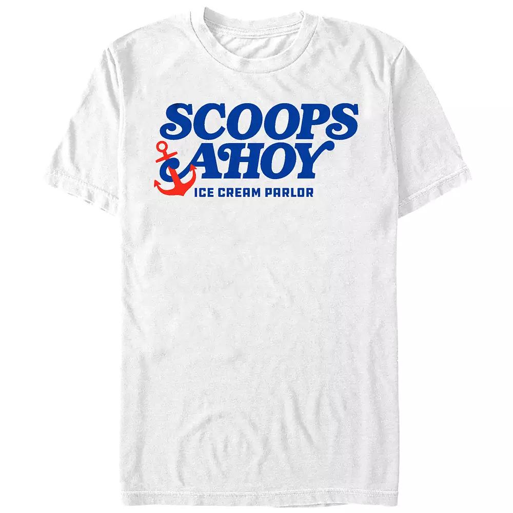 Men's Stranger Things Scoops Ahoy Ice Cream Parlor Graphic Tee,  Product Image