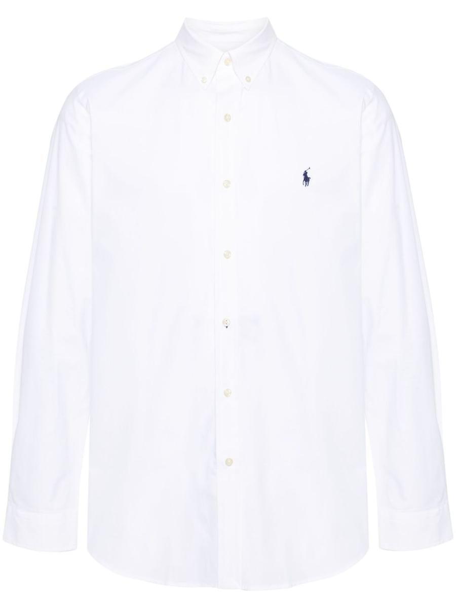 POLO RALPH LAUREN Long Sleeve Sport Shirt Clothing In White Product Image