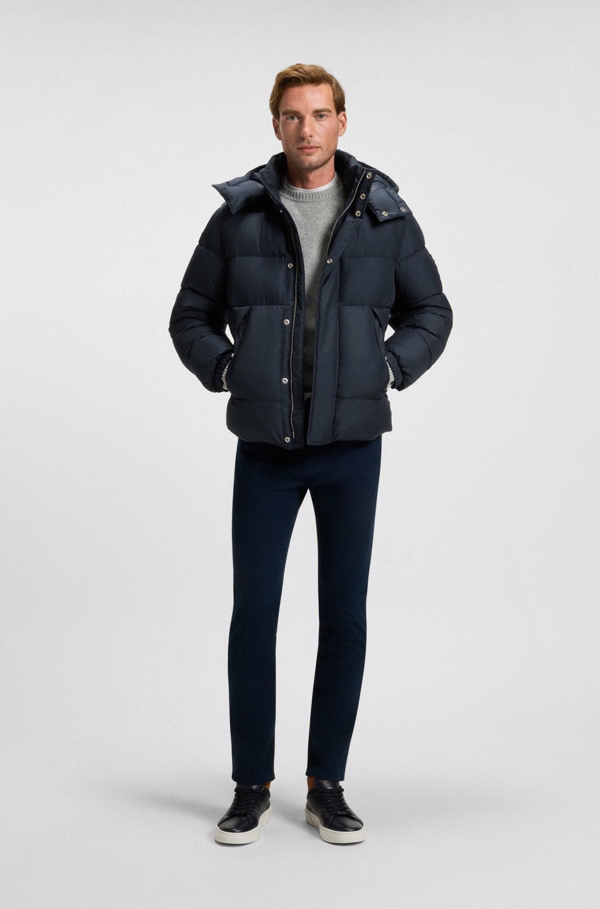 Water-repellent jacket with logo badge Product Image