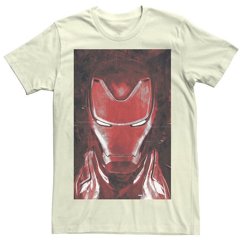 Men's Marvel Avengers Endgame Red Iron Man Portrait Graphic Tee,  Product Image