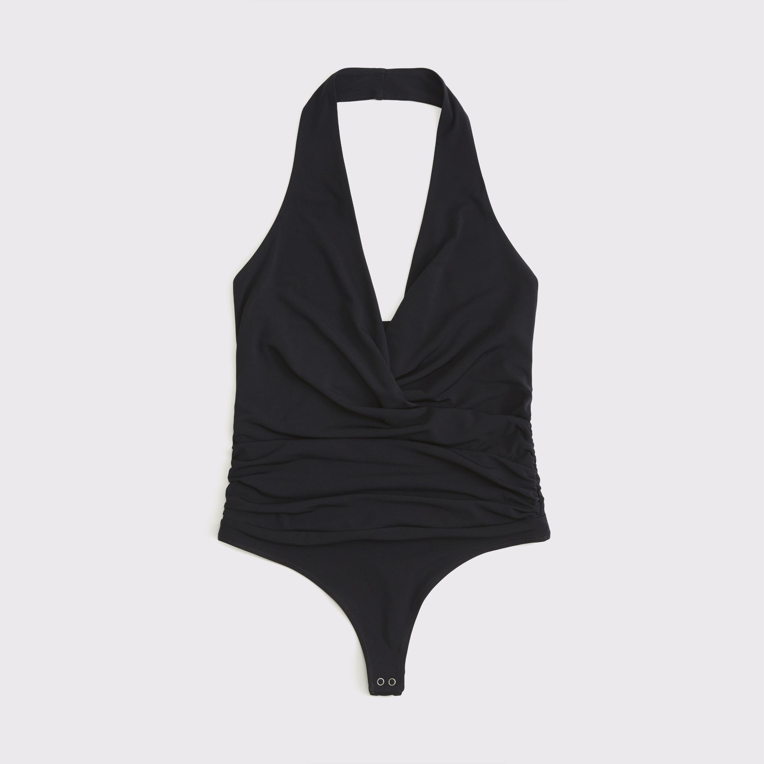 Draped Plunge Bodysuit Product Image