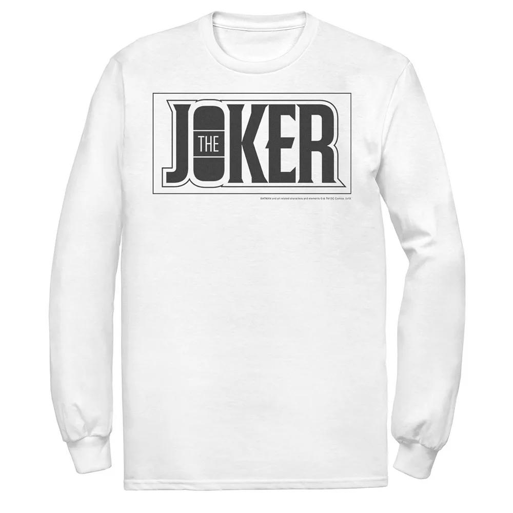 Men's DC Comics The Joker Bold Text Poster Tee,  Product Image