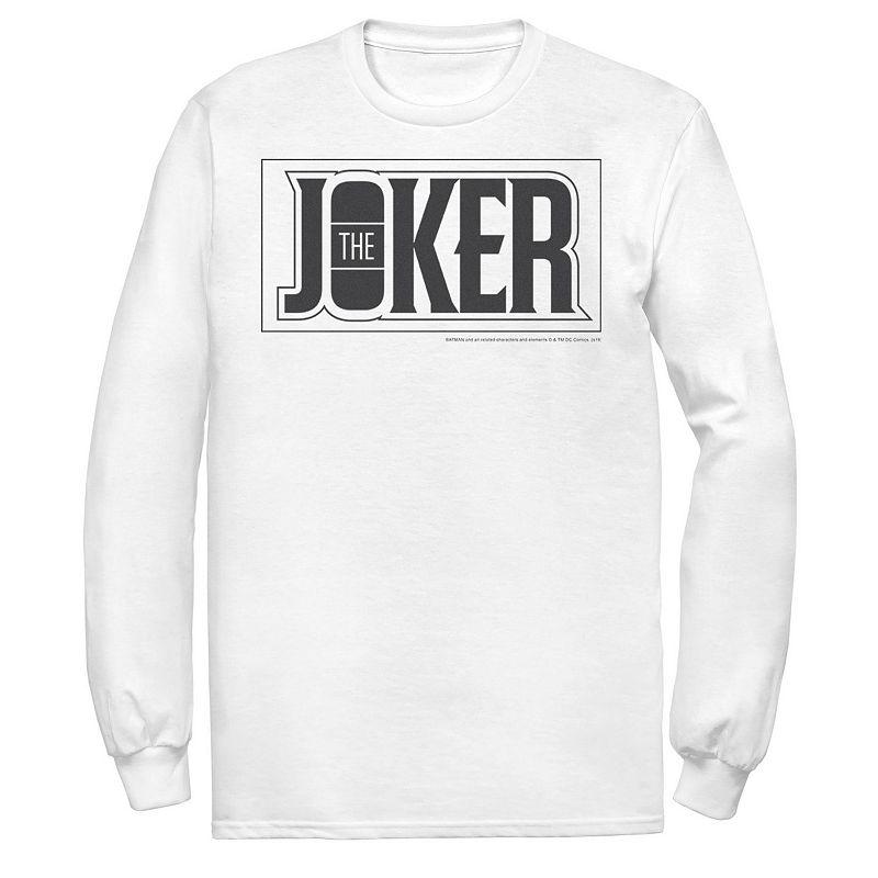 Men's DC Comics The Joker Bold Text Poster Tee,  Product Image
