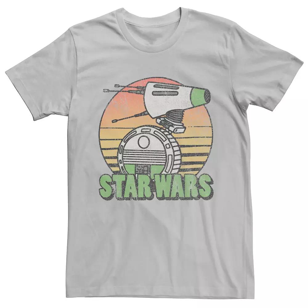 Men's Star Wars The Rise of Skywalker Retro D-0 Sunset Tee,  Product Image
