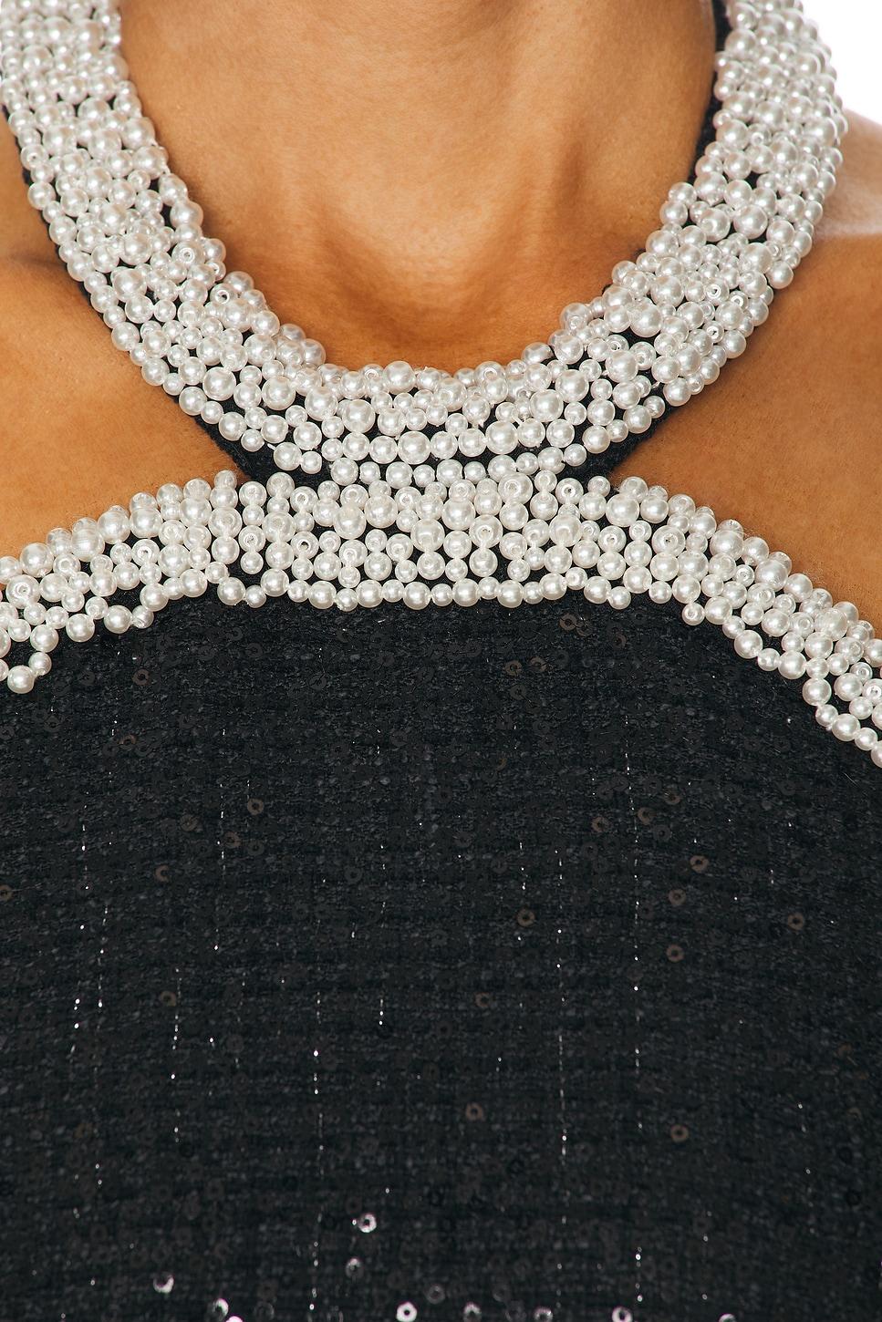 Boucle Pearl Trim Mini Dress Product Image