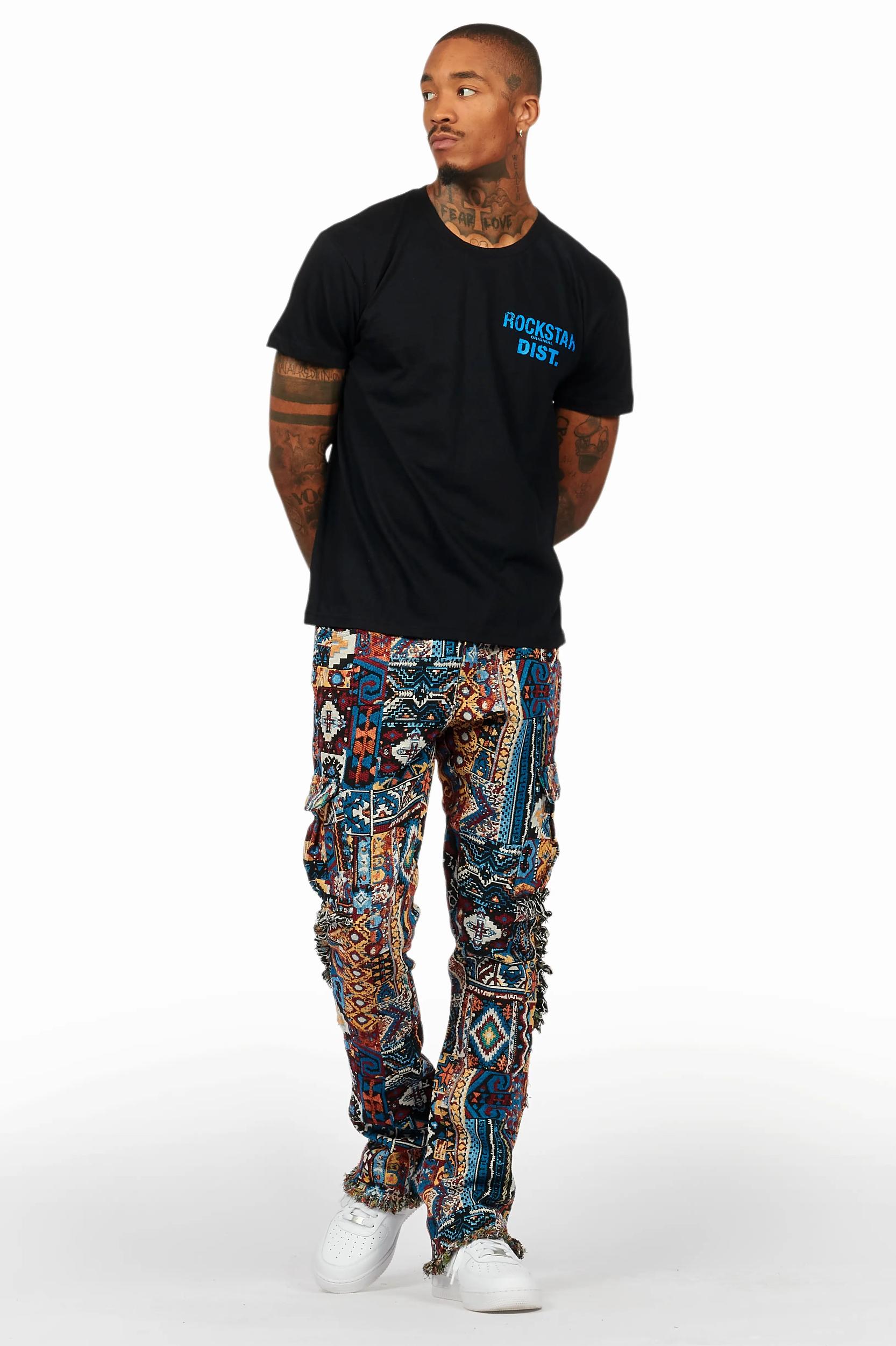 Lake Black/Blue T-Shirt/Tapestry Jean Bundle Male Product Image