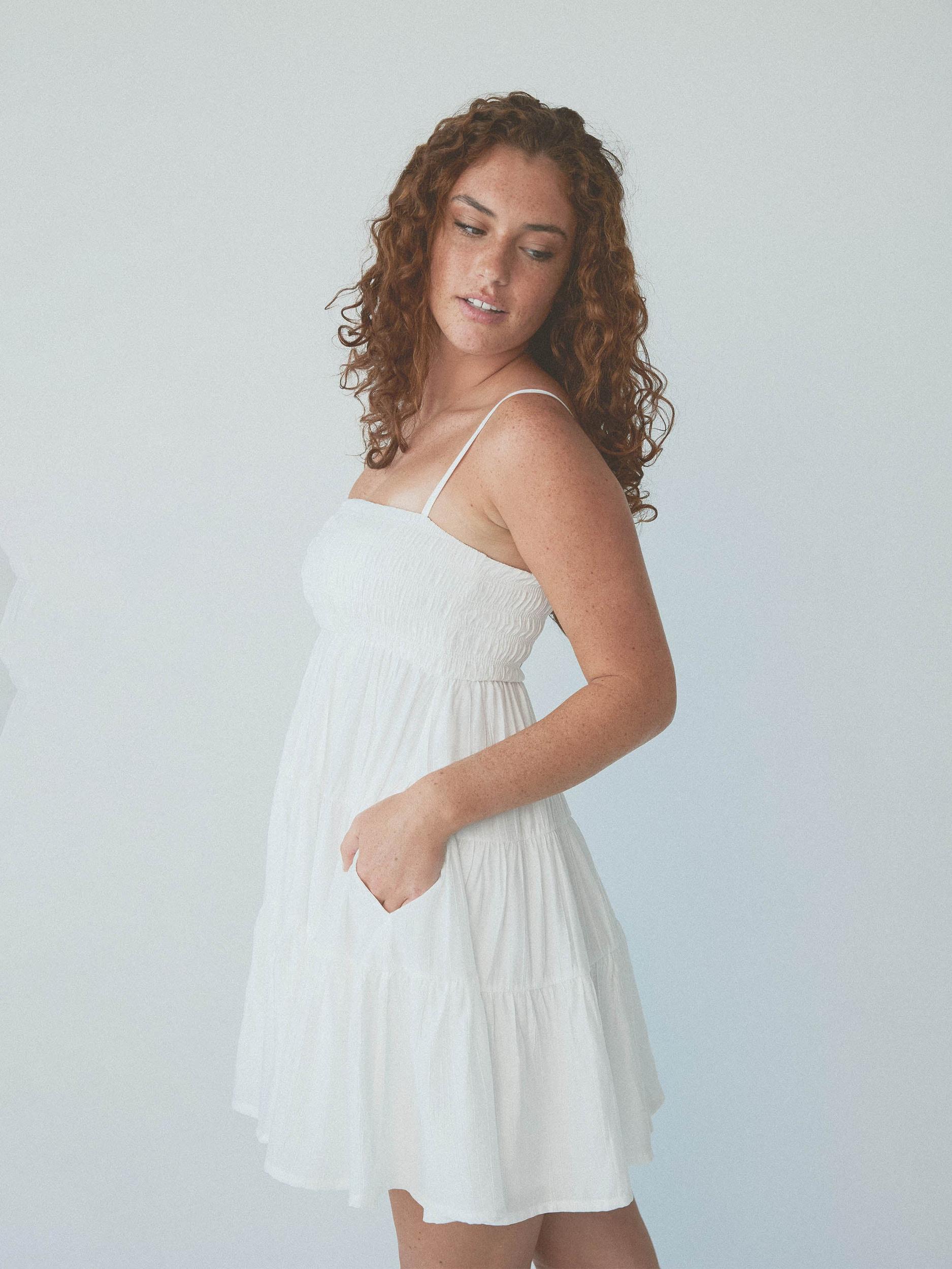 Tiered Mini Brami Dress Product Image