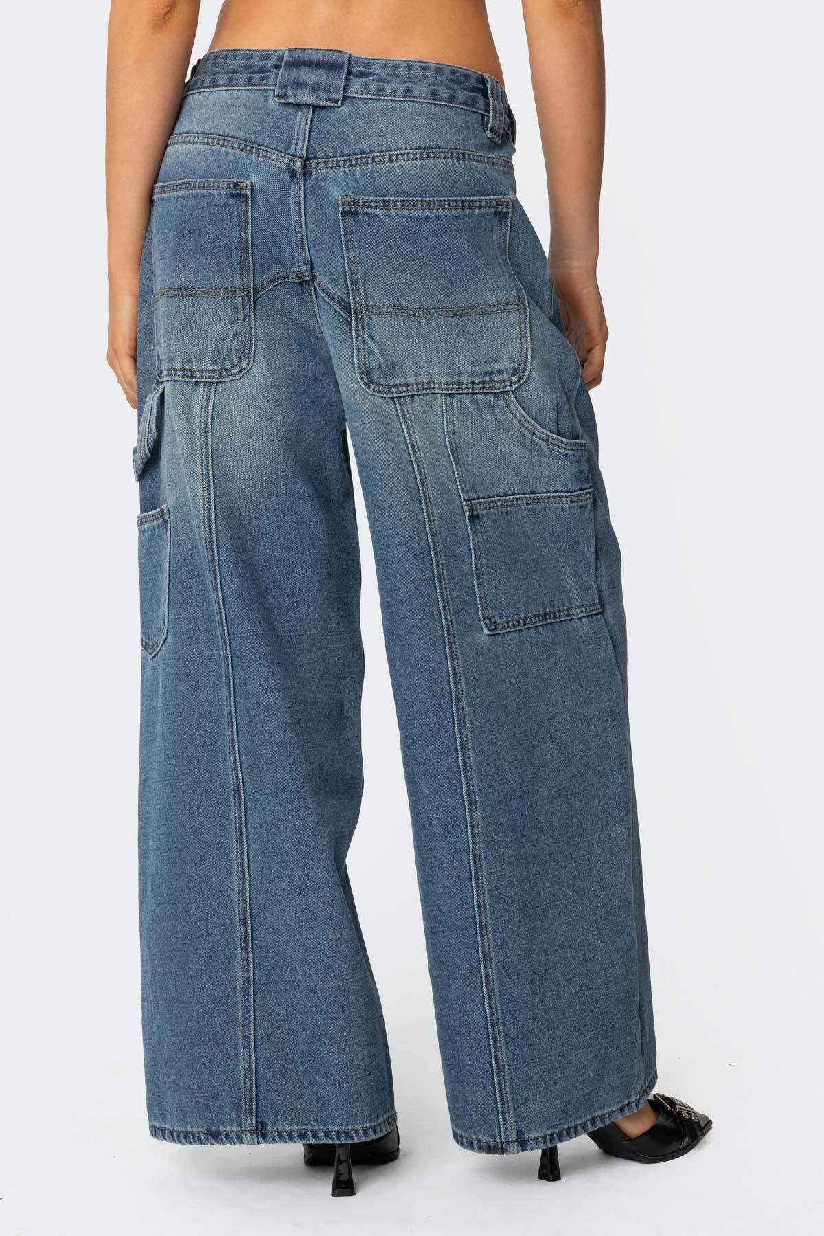 Tal Low Rise Baggy Carpenter Jeans Product Image