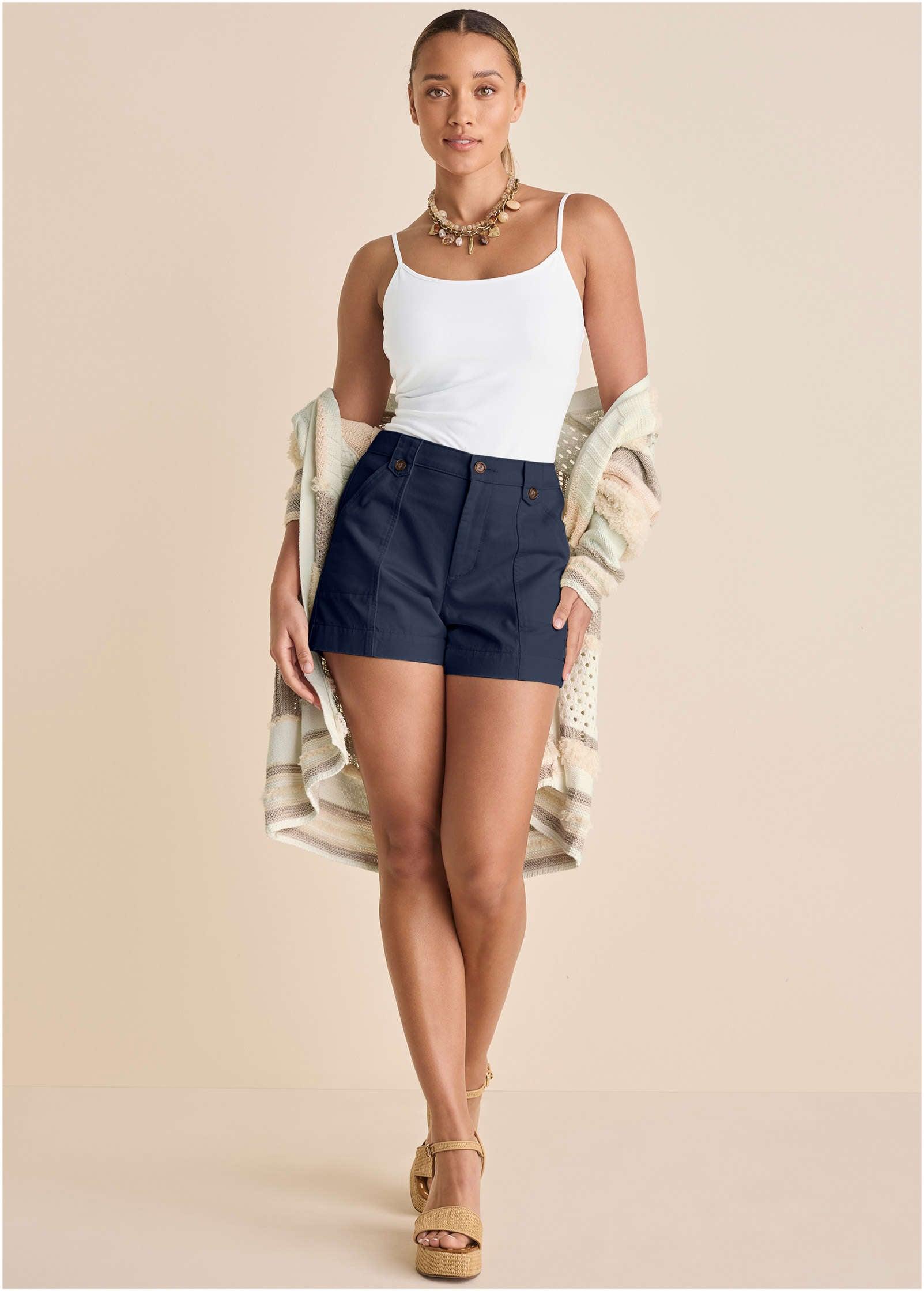 Chino 5 Inch Short  - Navy Product Image