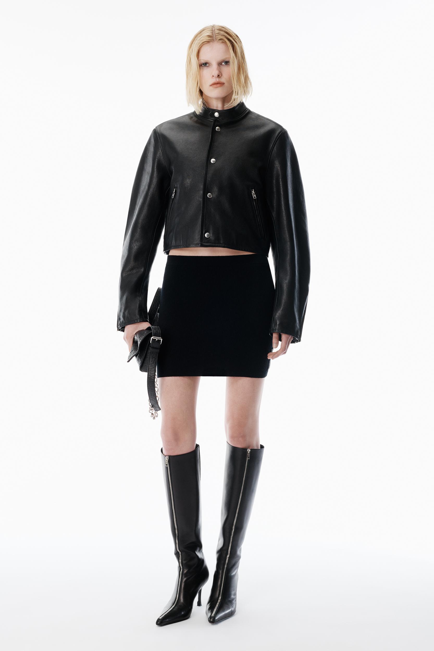 Black Leather Vera Boot  Product Image