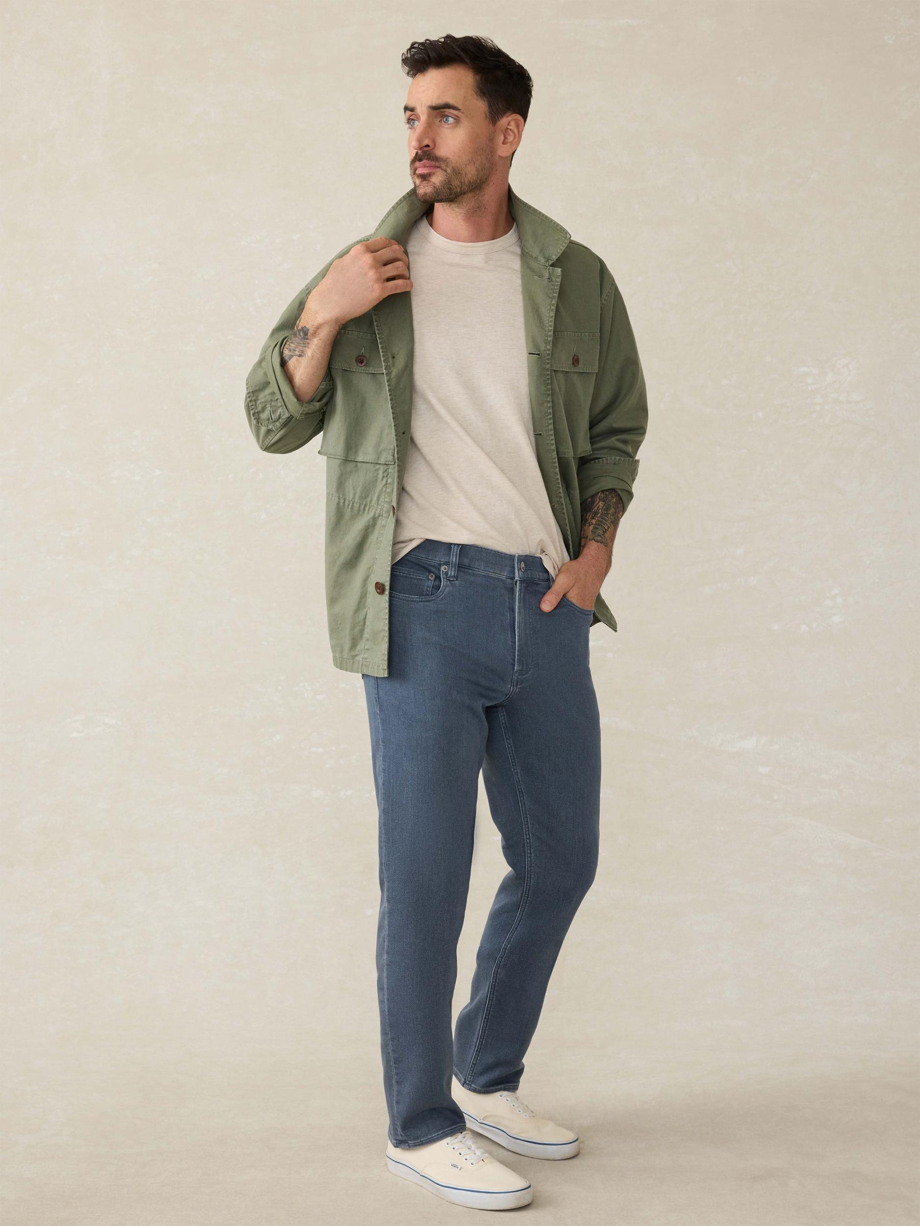 Stretch Terry 5-Pocket Pant - Tradewinds Wash Male Product Image