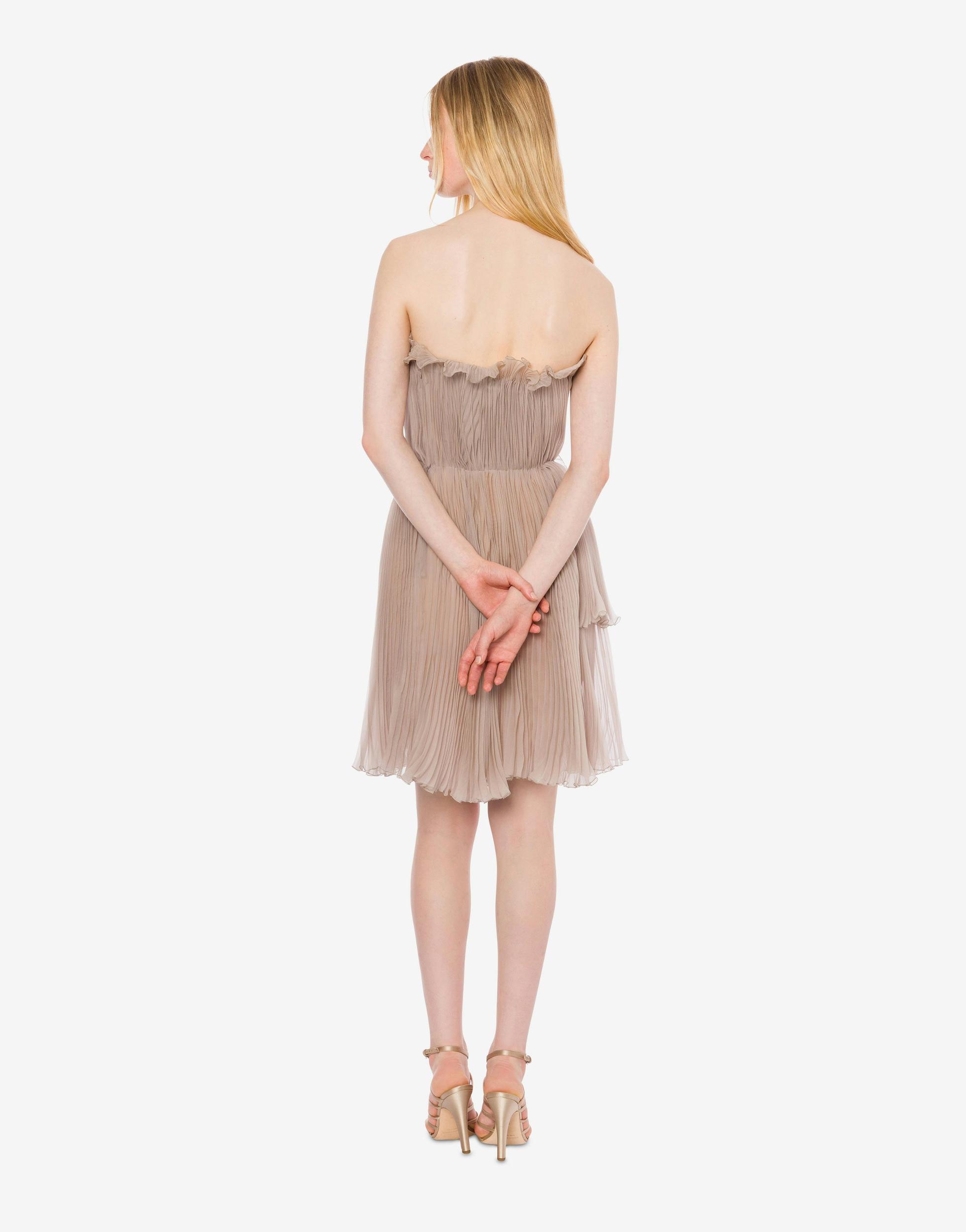 Short organic chiffon dress Product Image