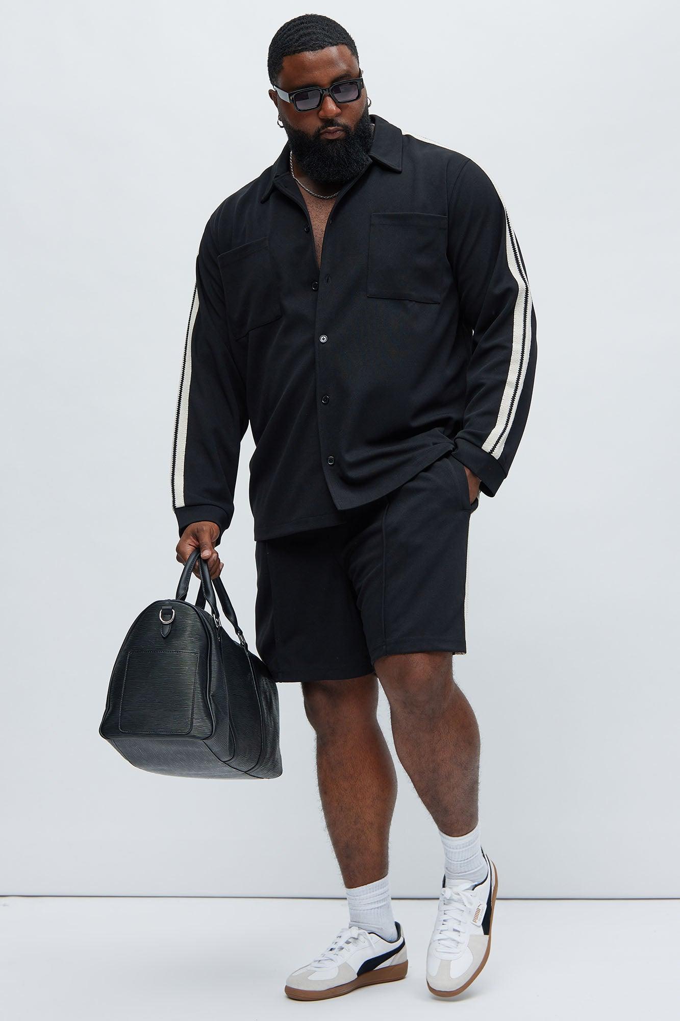 Dennis Pocket Knit Shirt - Black Product Image