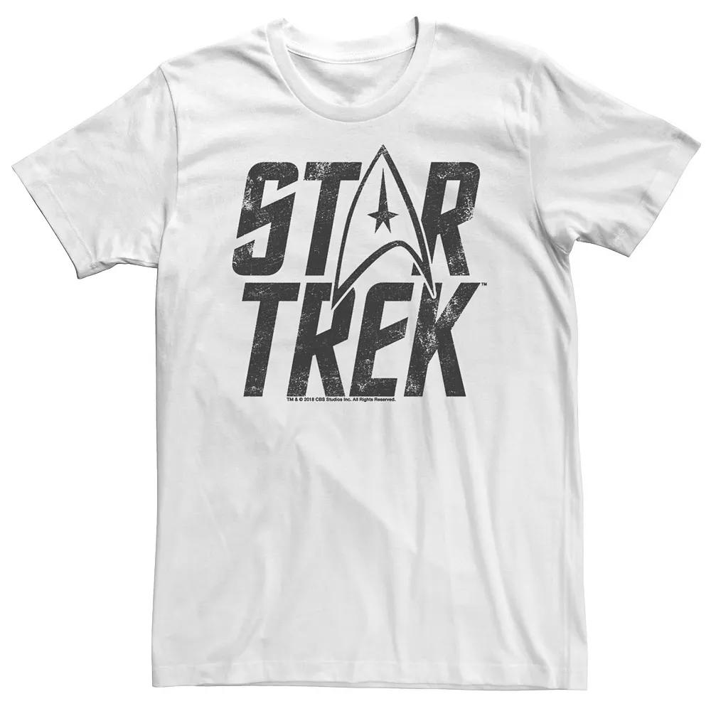 Big & Tall Star Trek Original Series Starfleet Insignia Logo Tee, Men's, Size: 5XL, White Product Image