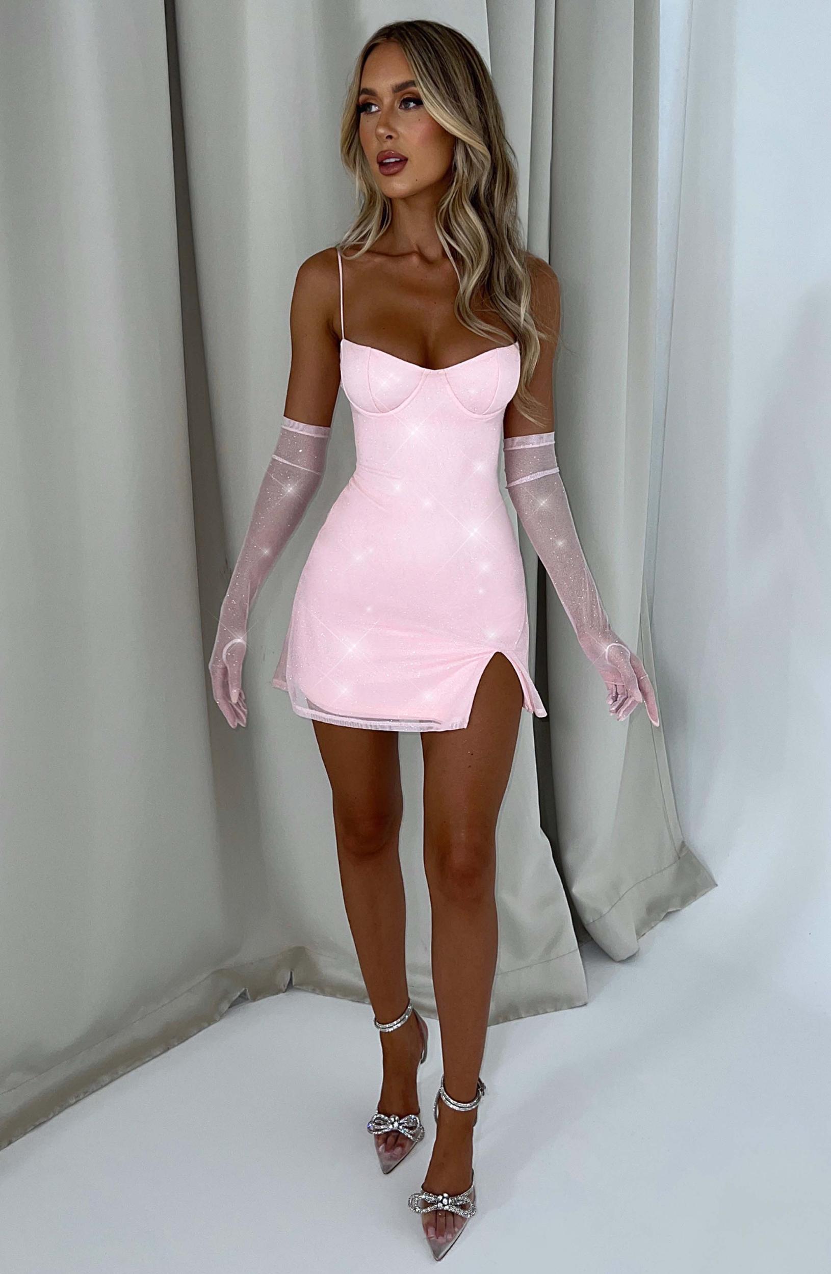 Pixie Mini Dress - Pink Sparkle Product Image