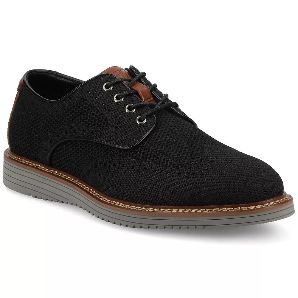 VANCE Whitaker Comfort Men's Flexible Casual Knit Wingtip Hybrid Dress Shoes,  Product Image