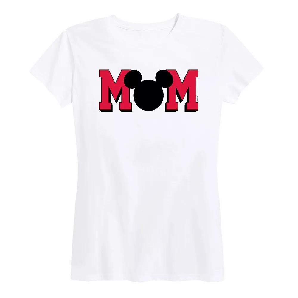 Disney's Mickey Mouse Women's Mom Graphic Tee,  Product Image