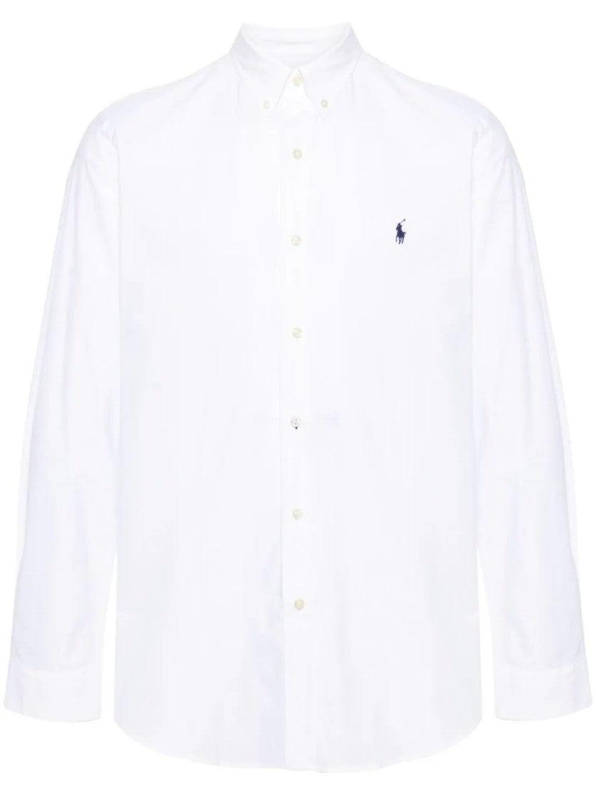POLO RALPH LAUREN Long Sleeve Sport Shirt Clothing In White Product Image