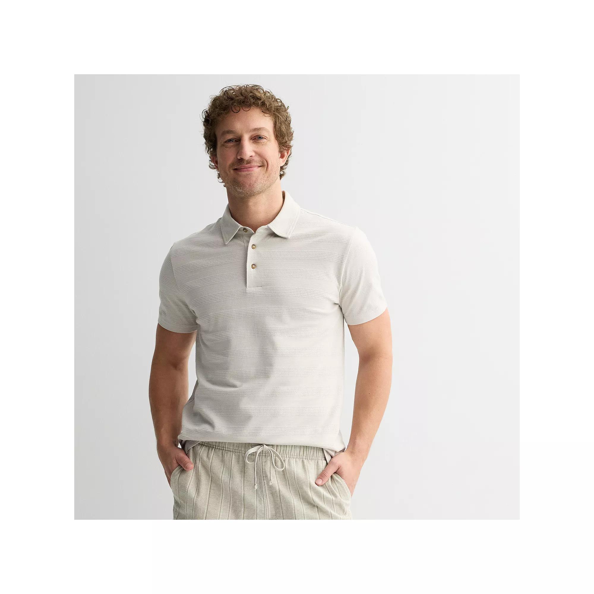 Men's Sonoma Goods For Life® Textured Polo,  Product Image