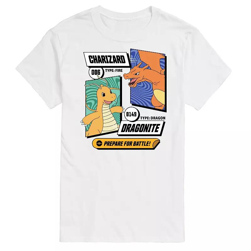 Men's Pokemon Dragonite Charizard Graphic Tee,  Product Image