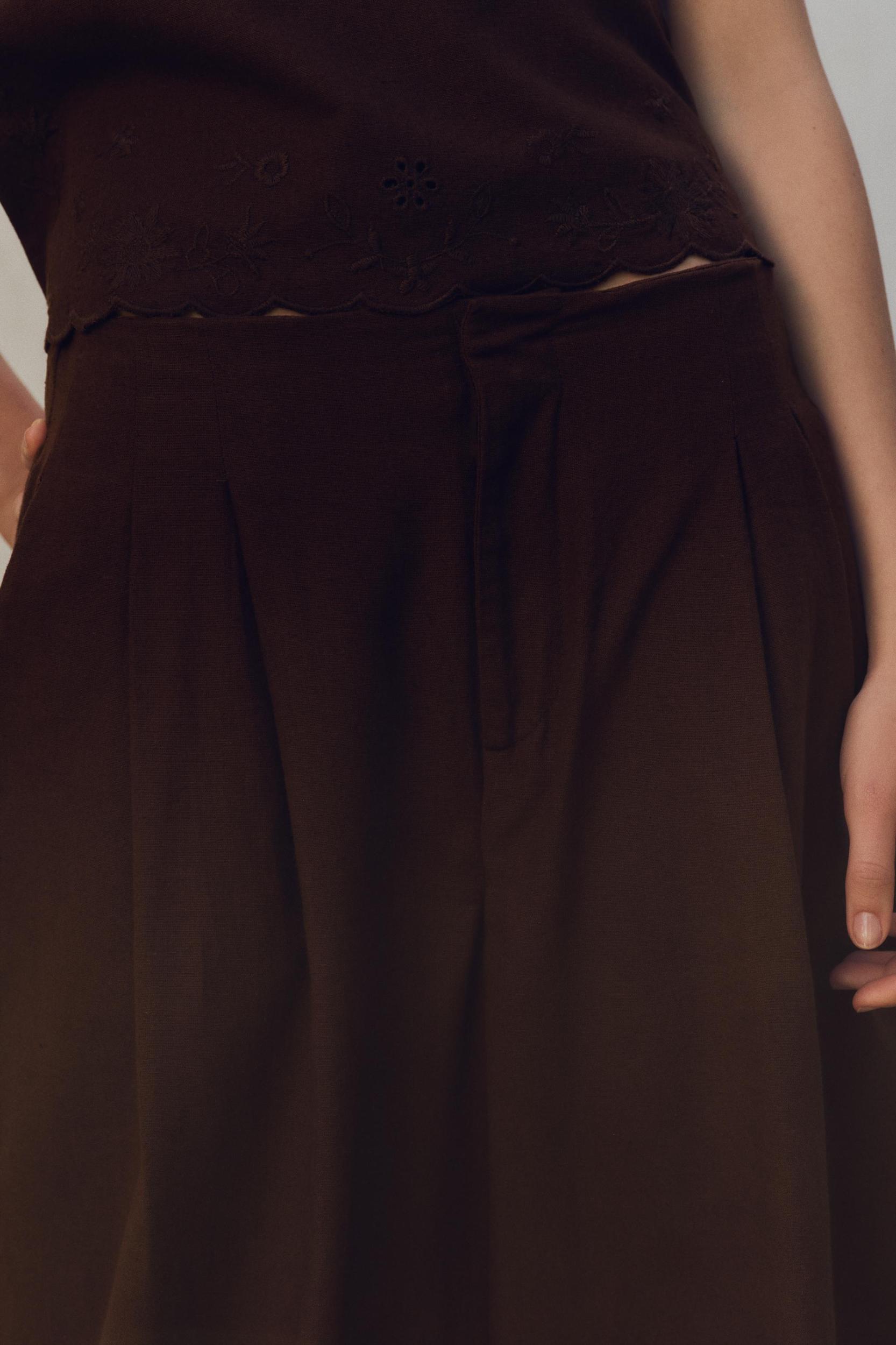 EMBROIDERED PANTS Product Image