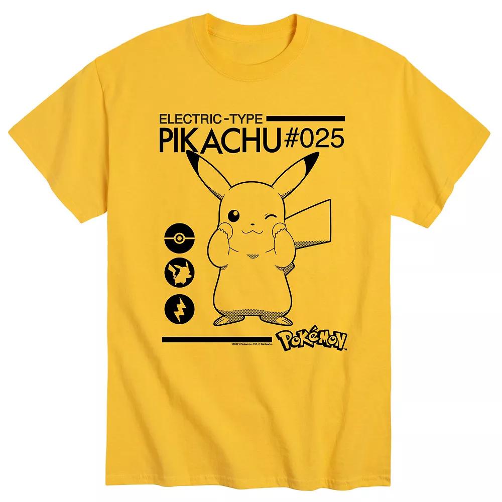 Men's Pokemon Electric Tee,  Product Image