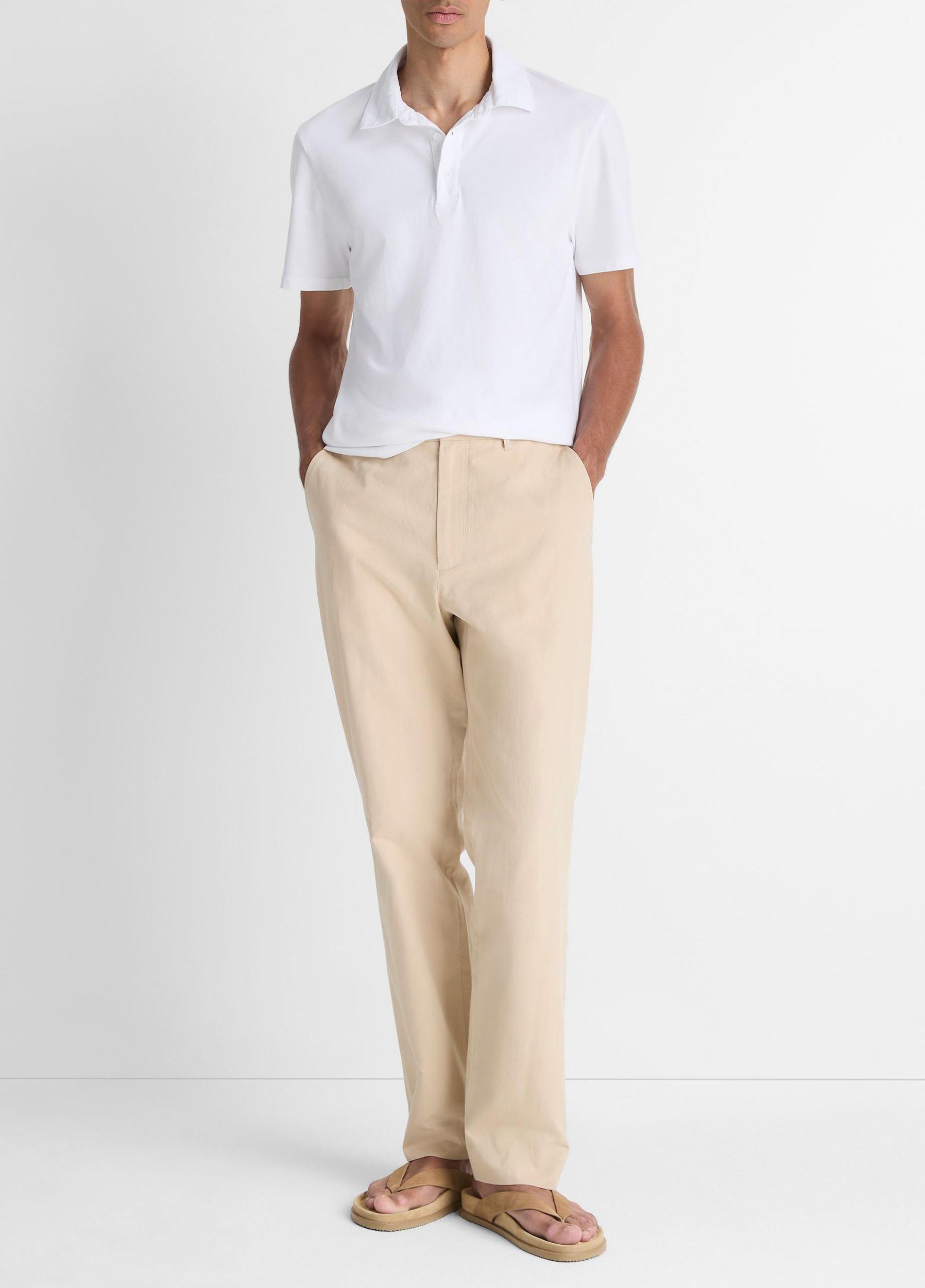 Garment Dye Cotton Polo Shirt Product Image