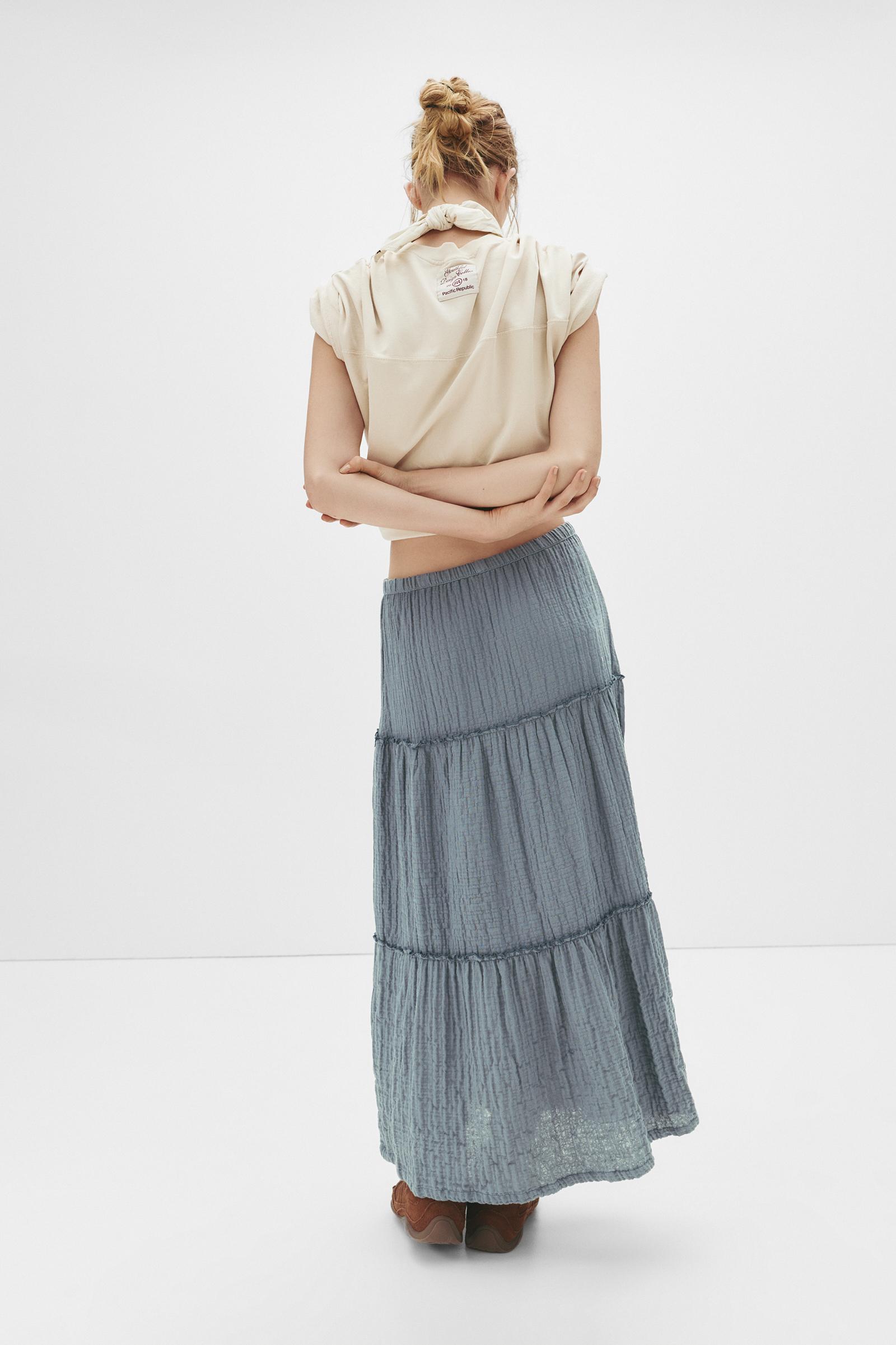 Panelled midi skirt Product Image