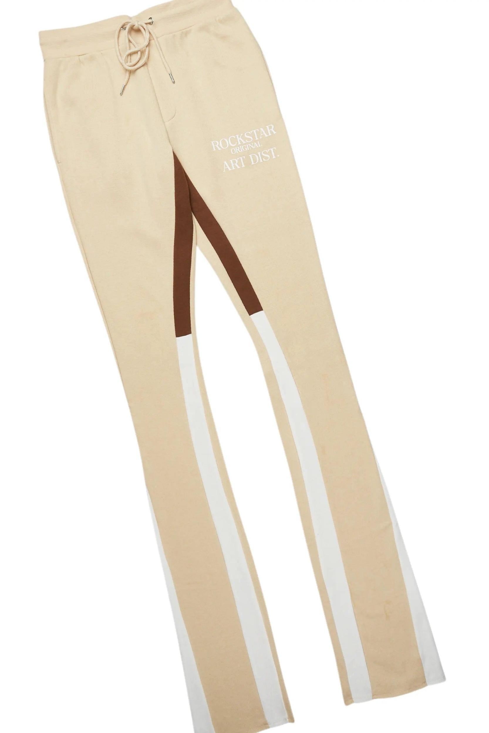 Briggs Beige Hoodie/Super Stacked Flare Track Set Male Product Image